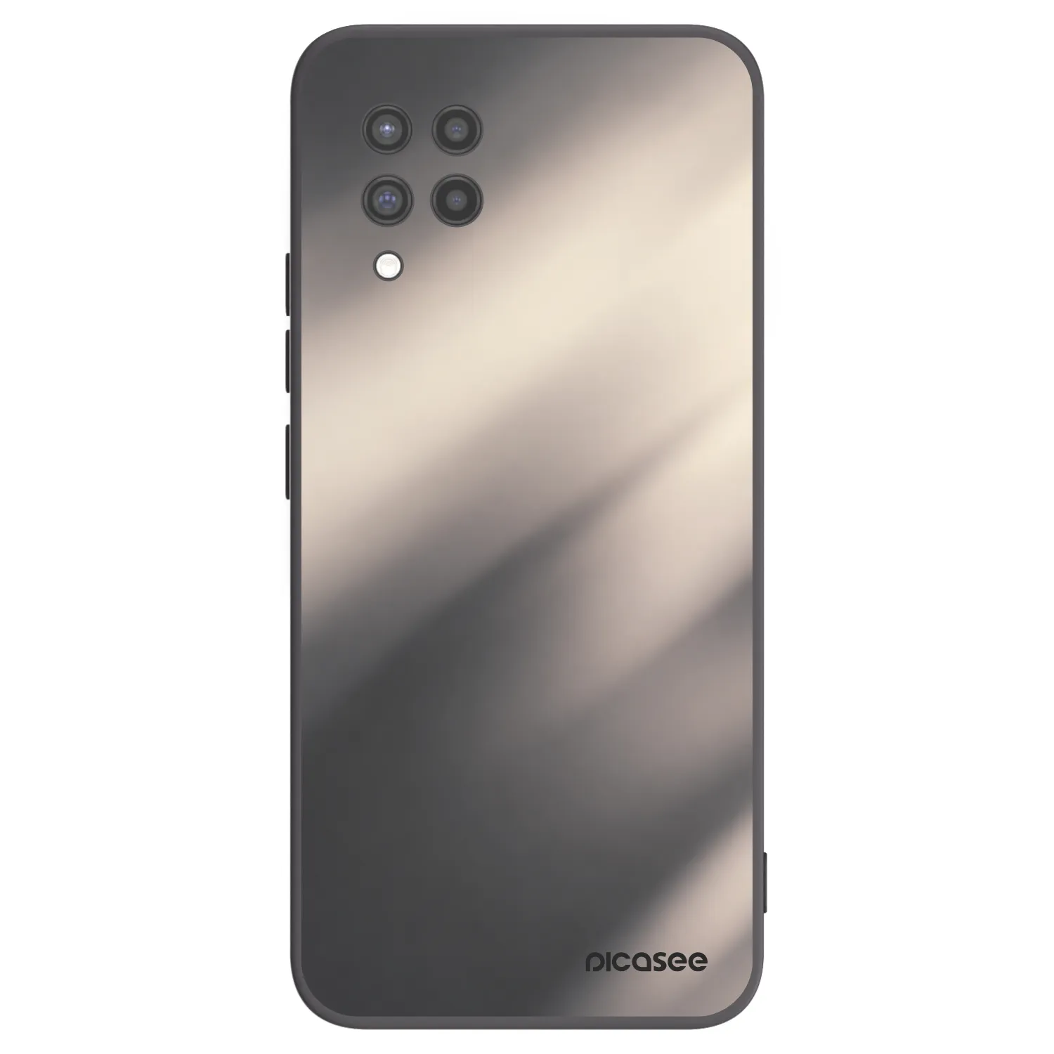 Picasee silikónový čierny obal pre Samsung Galaxy A42 A426B - Smoky Beige