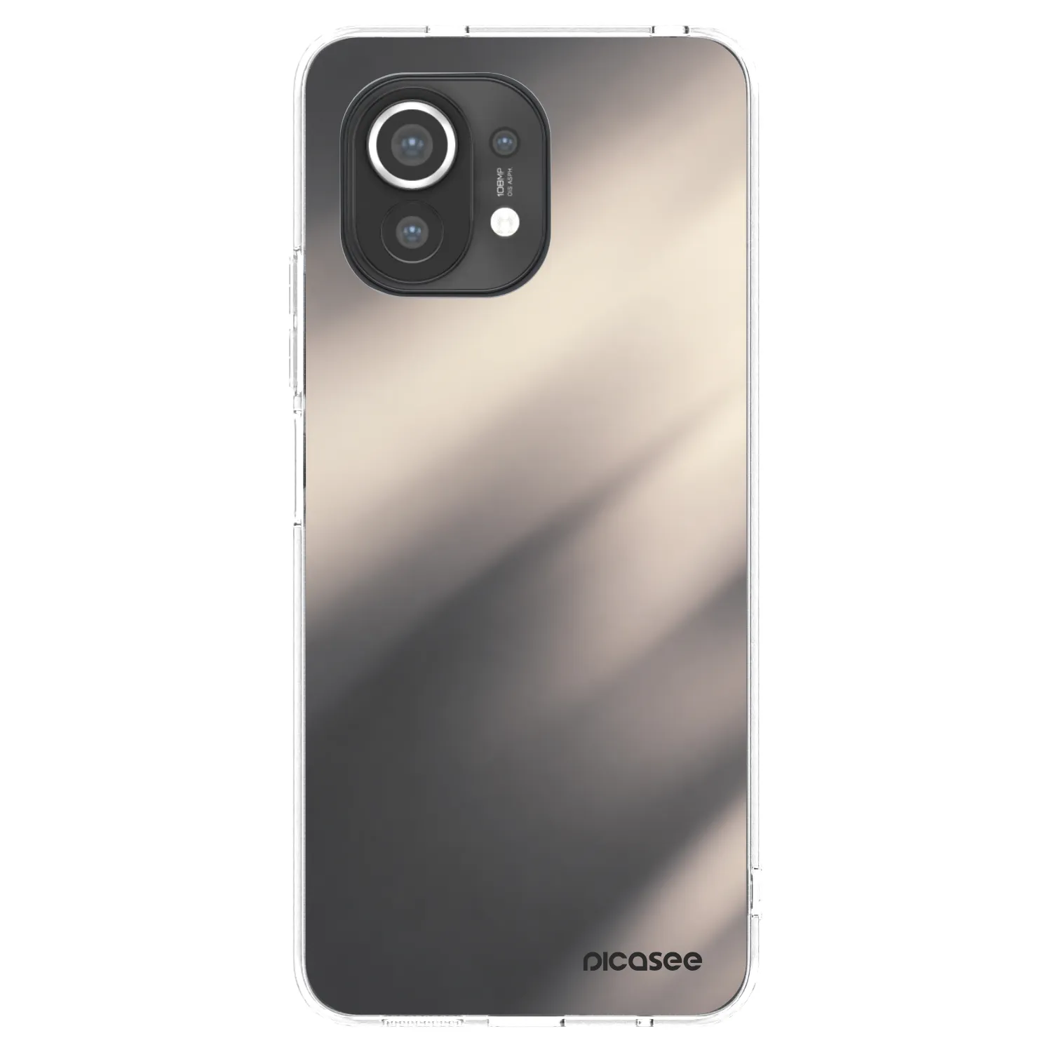 Picasee silikónový prehľadný obal pre Xiaomi Mi 11 - Smoky Beige