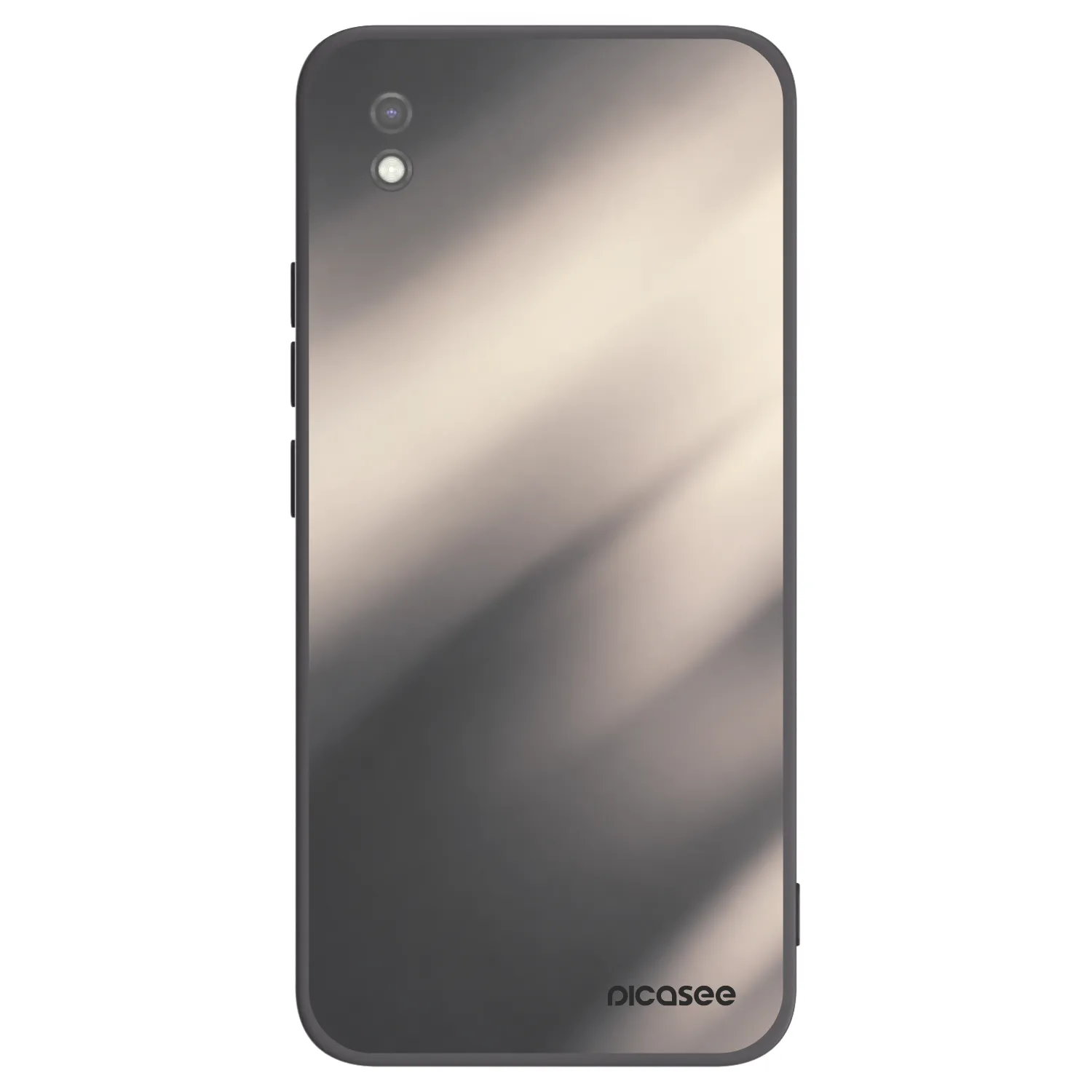 Picasee silikónový čierny obal pre Xiaomi Redmi 9AT - Smoky Beige
