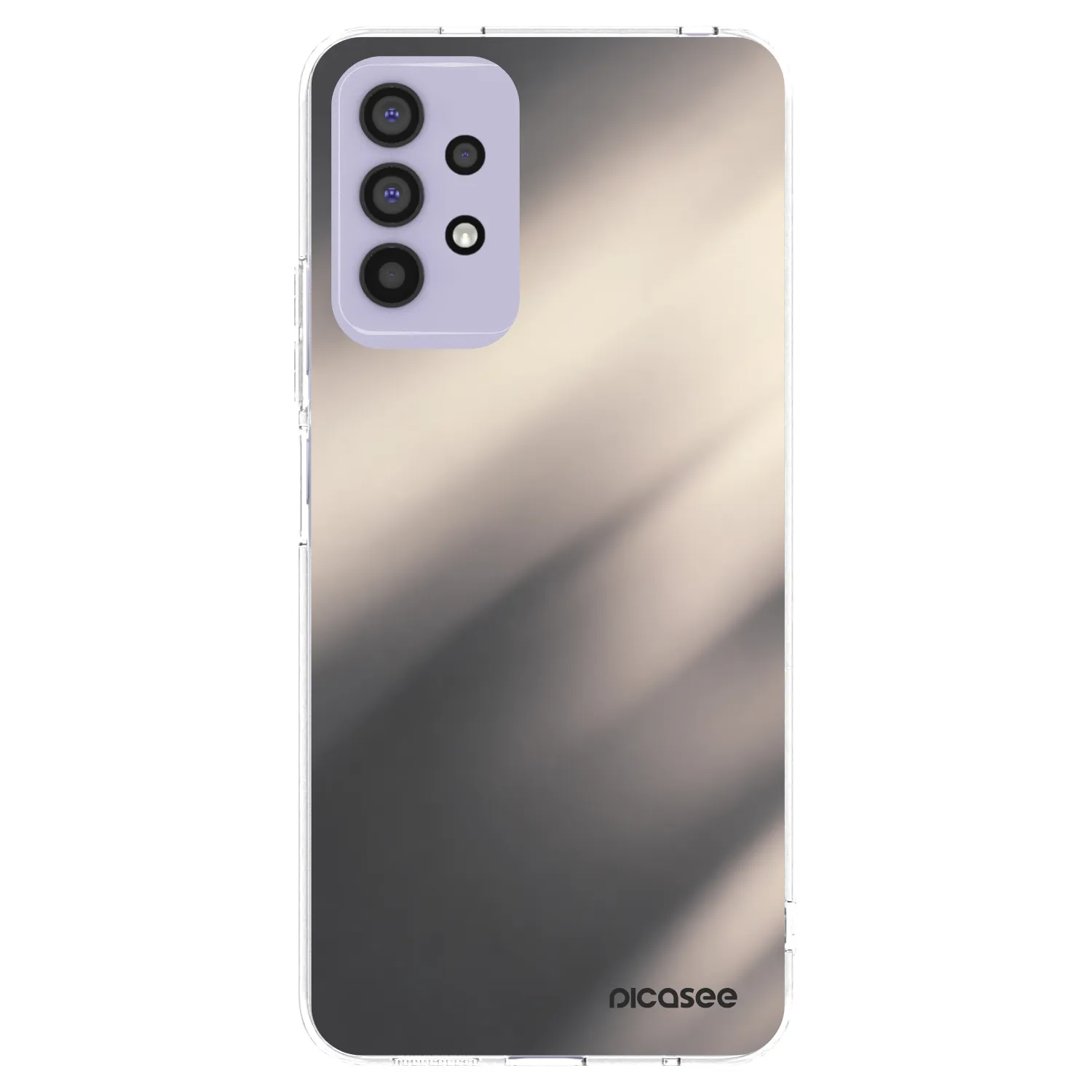 Picasee silikónový prehľadný obal pre Samsung Galaxy A32 4G SM-A325F - Smoky Beige
