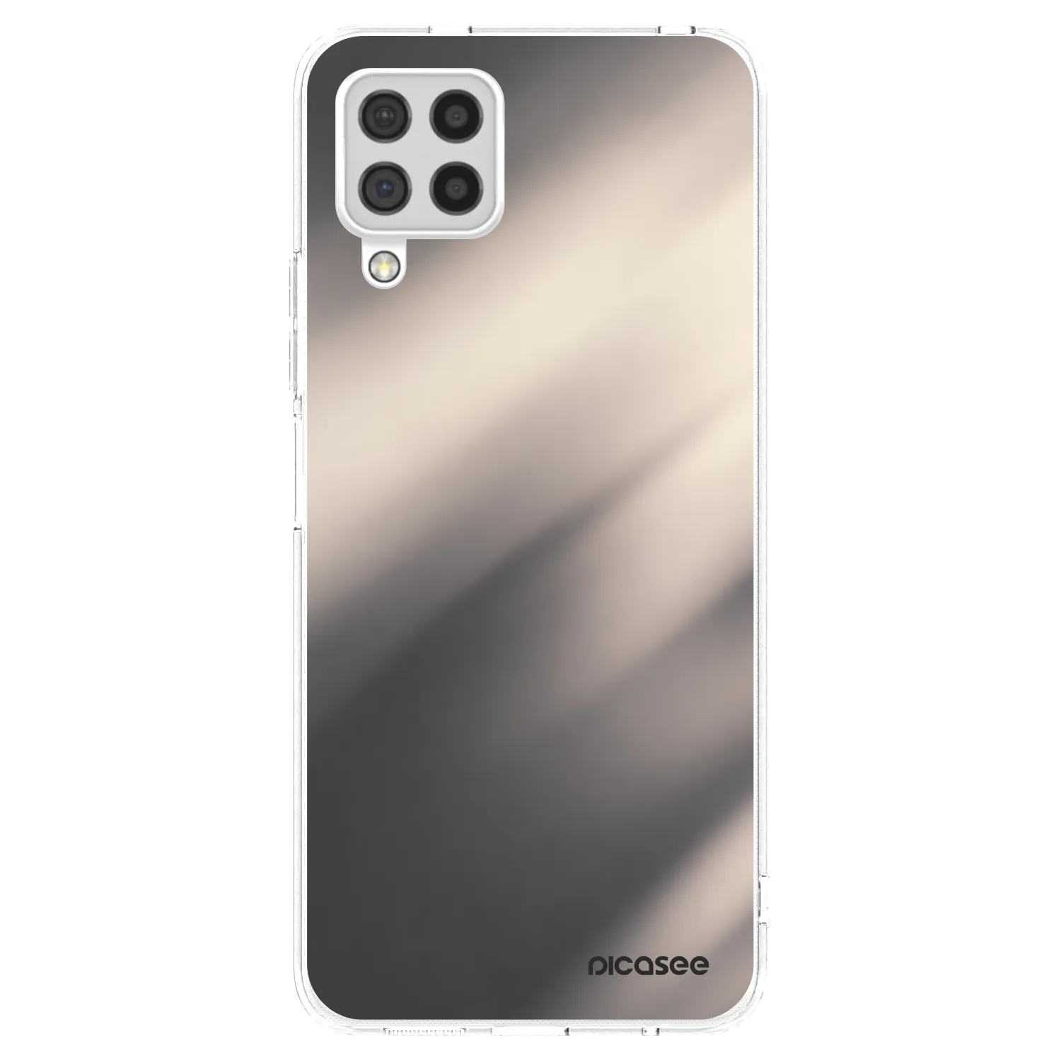 Picasee silikónový prehľadný obal pre Samsung Galaxy A22 A225F 4G - Smoky Beige