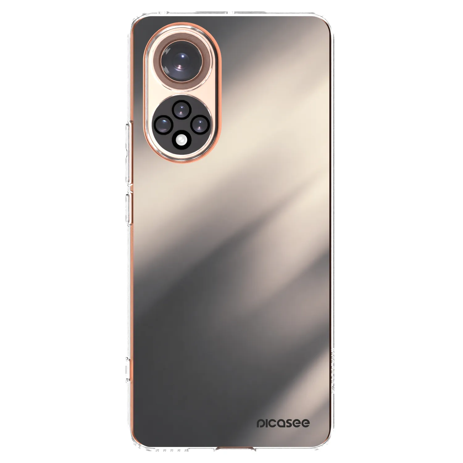Picasee silikónový prehľadný obal pre Huawei Nova 9 - Smoky Beige