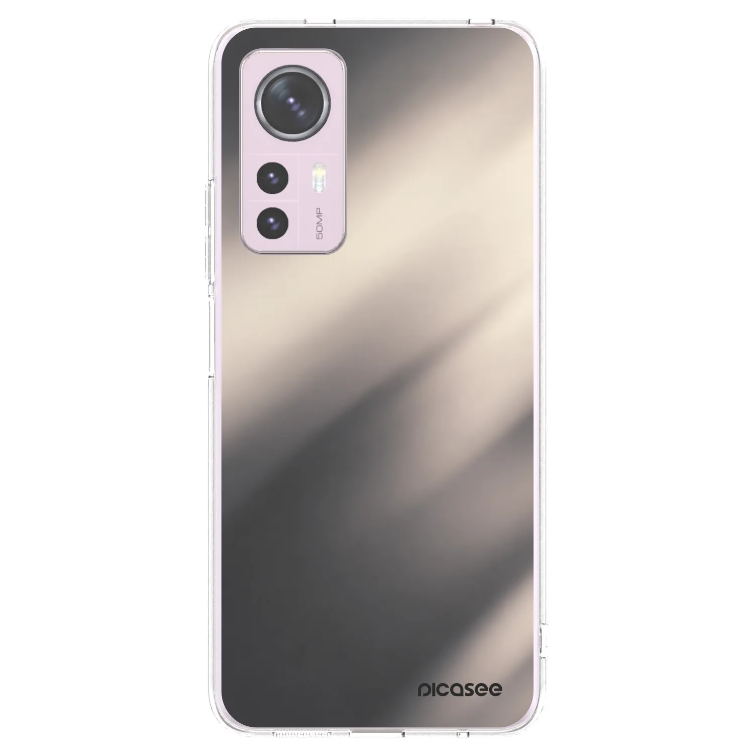 Picasee silikónový prehľadný obal pre Xiaomi 12 - Smoky Beige