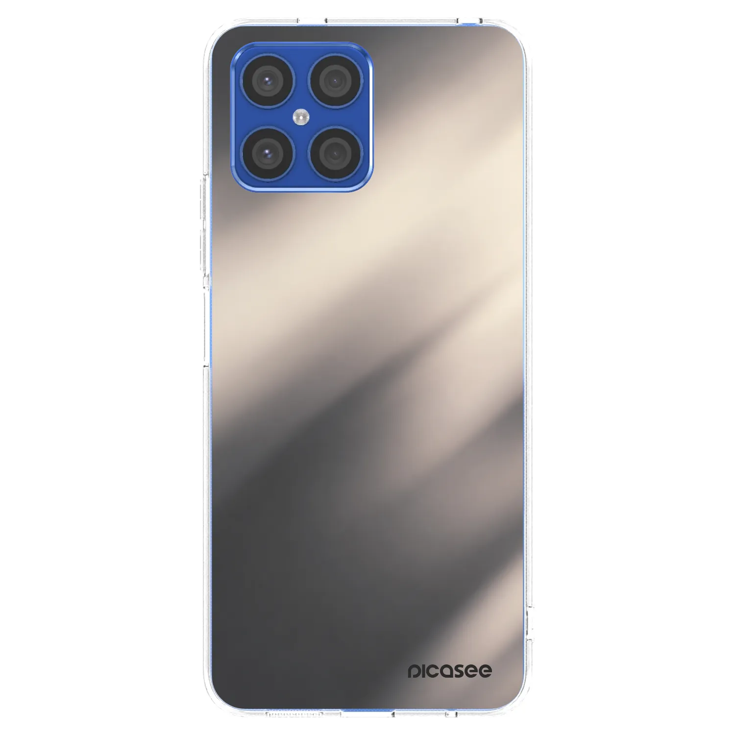 Picasee silikónový prehľadný obal pre Honor X8 4G - Smoky Beige