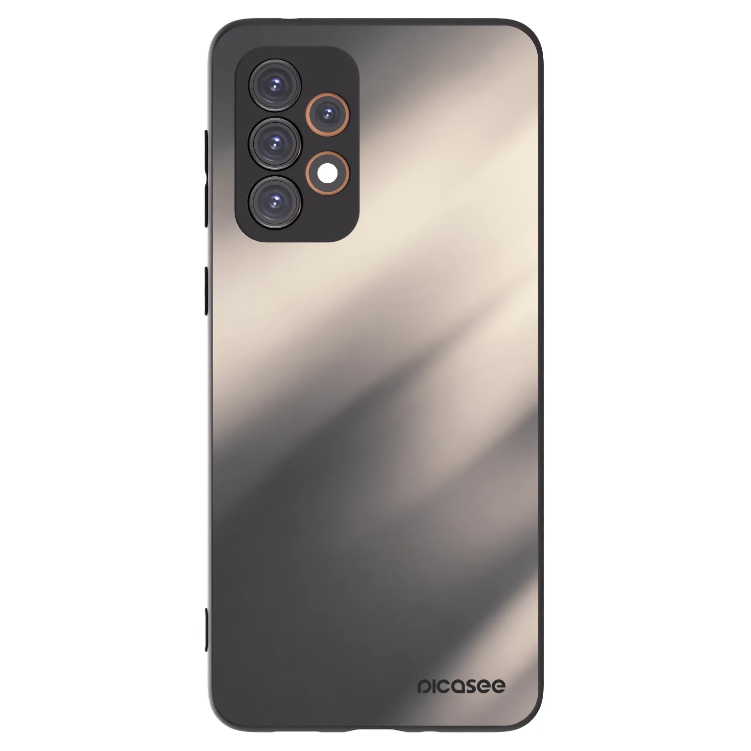 Picasee silikónový čierny obal pre Samsung Galaxy A33 5G A336 - Smoky Beige