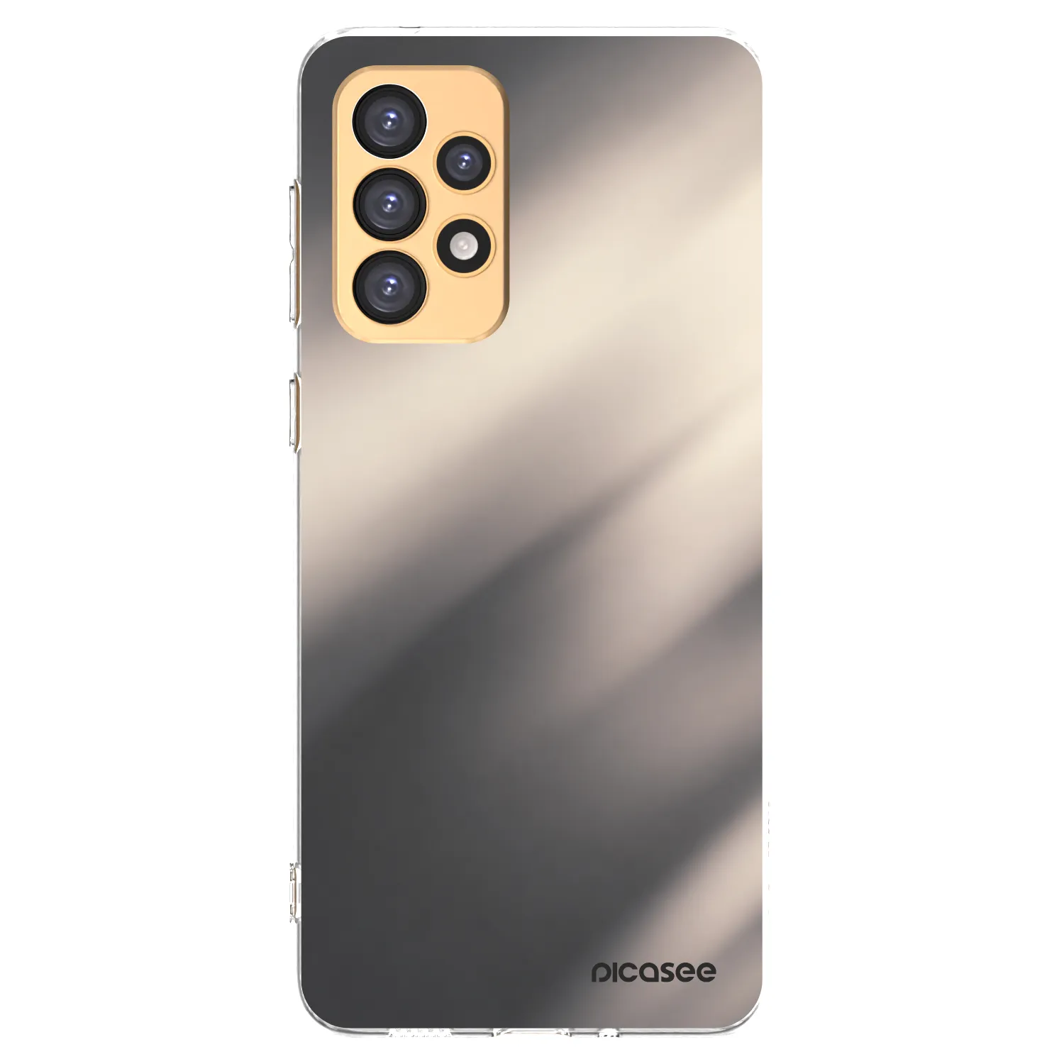 Picasee silikónový prehľadný obal pre Samsung Galaxy A33 5G A336 - Smoky Beige