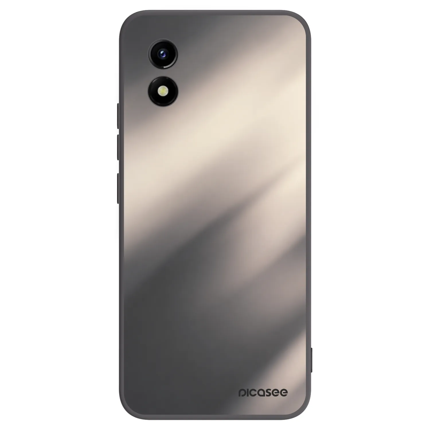 Picasee silikónový čierny obal pre Vivo Y01 - Smoky Beige
