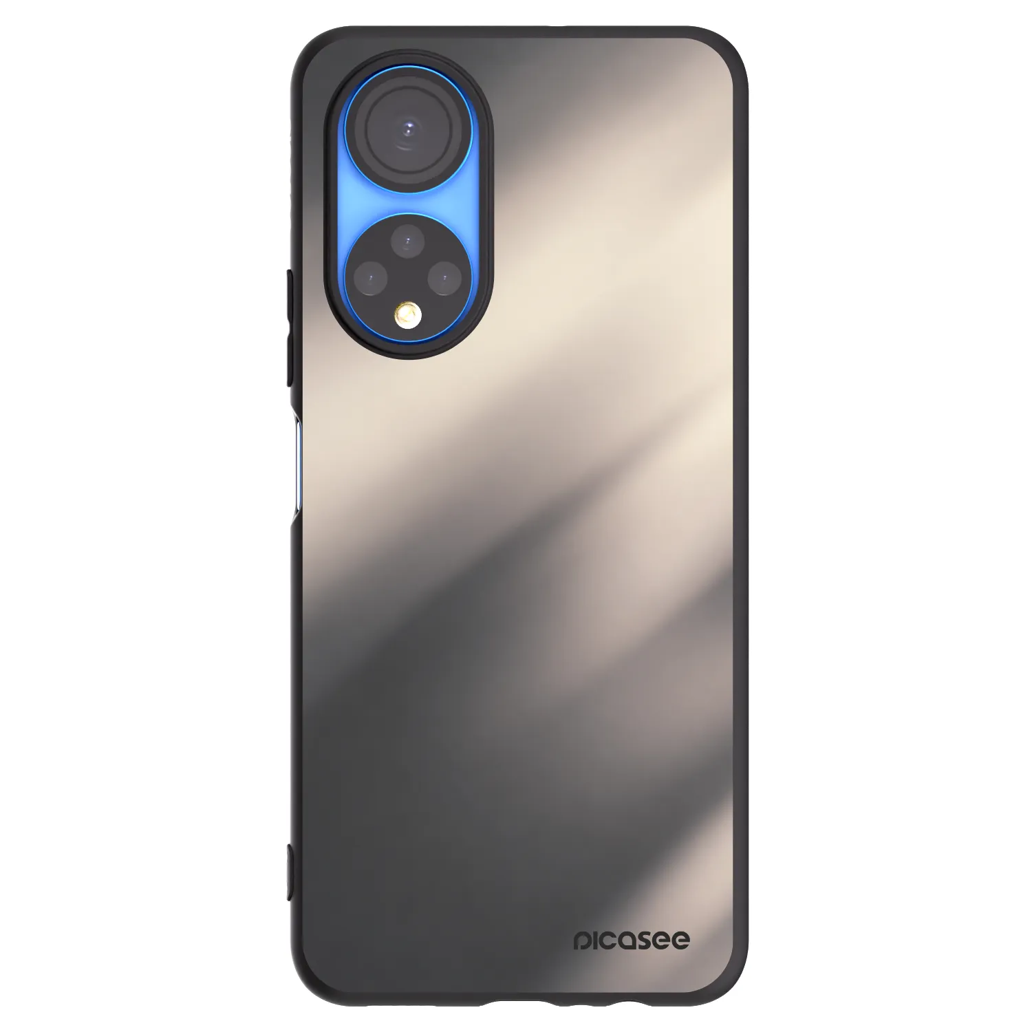 Picasee silikónový čierny obal pre Honor X7 - Smoky Beige