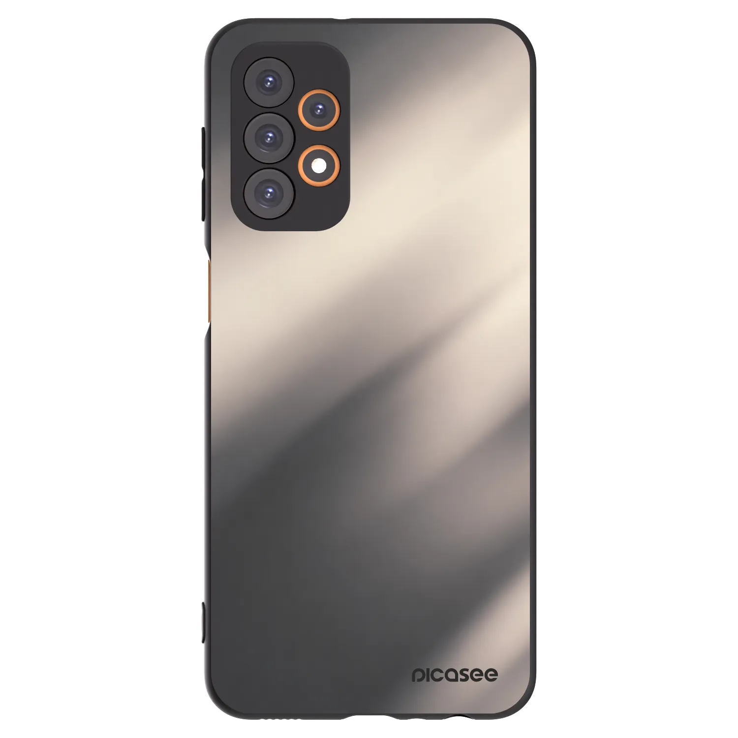 Picasee silikónový čierny obal pre Samsung Galaxy A23 A235F 4G - Smoky Beige