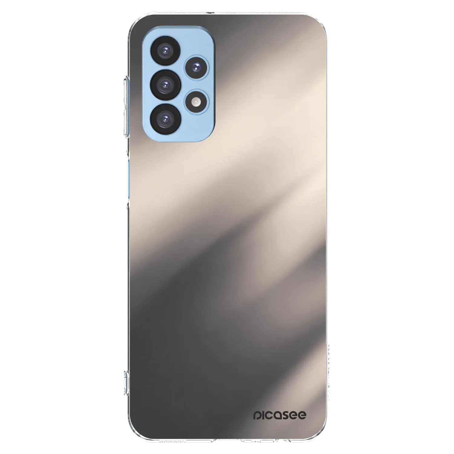 Picasee silikónový prehľadný obal pre Samsung Galaxy A23 A235F 4G - Smoky Beige