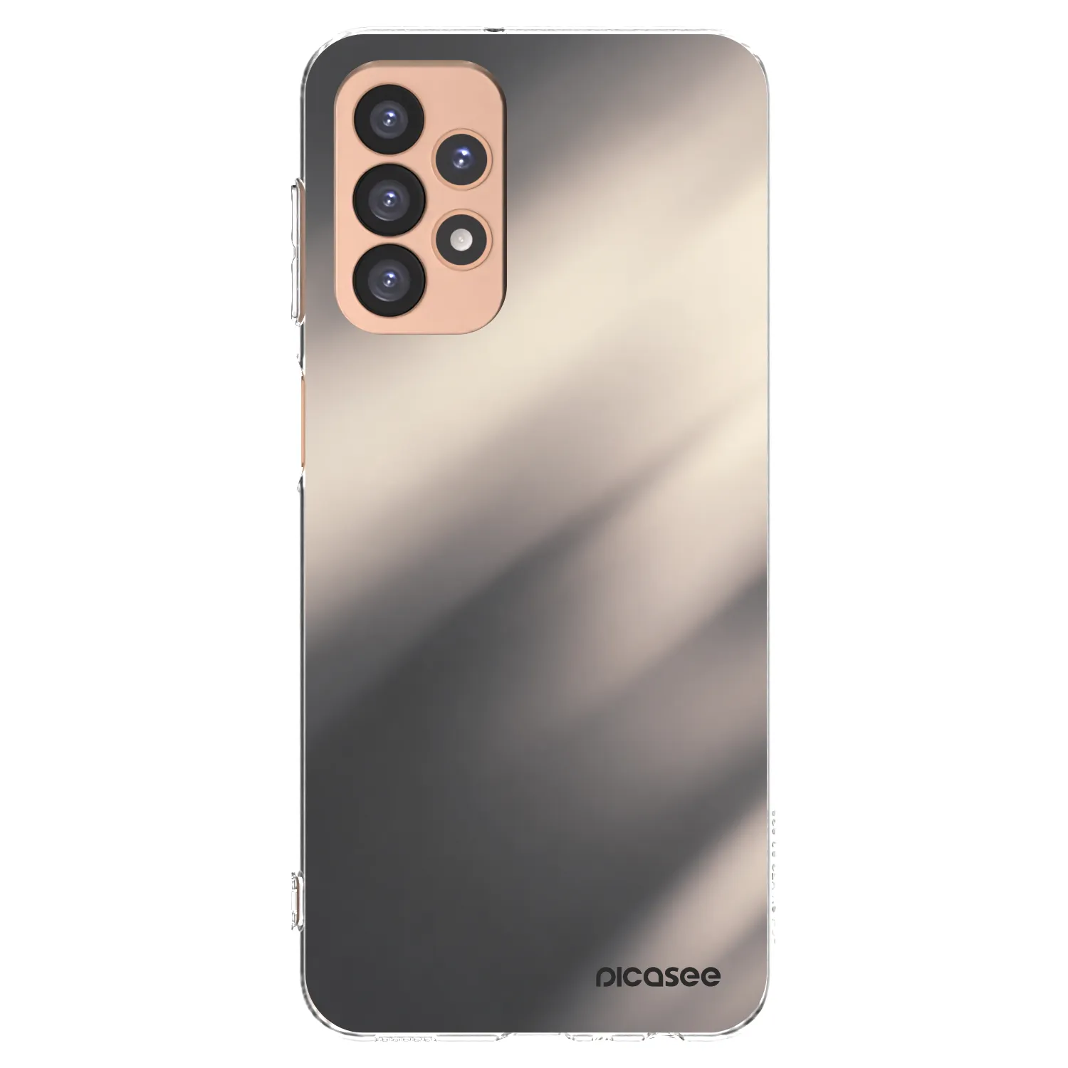 Picasee silikónový prehľadný obal pre Samsung Galaxy A23 A236B 5G - Smoky Beige