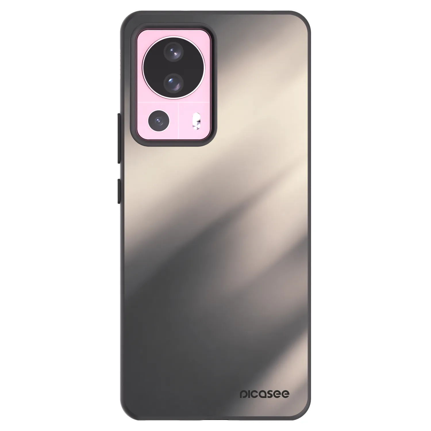 Picasee silikónový čierny obal pre Xiaomi 13 Lite - Smoky Beige
