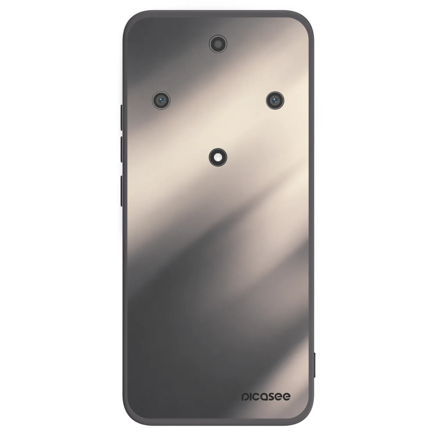 Picasee silikónový čierny obal pre Honor Magic5 Lite 5G - Smoky Beige