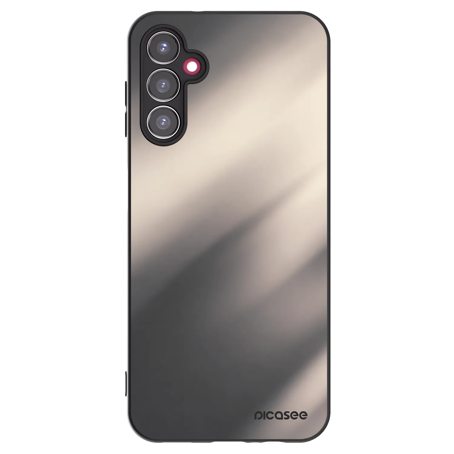 Picasee silikónový čierny obal pre Samsung Galaxy A14 4G A145R - Smoky Beige