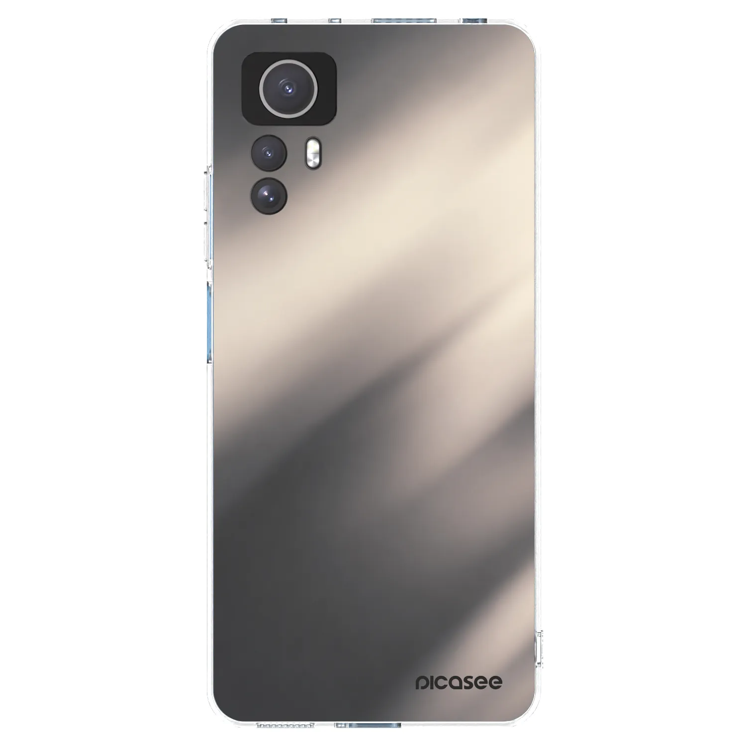 Picasee silikónový prehľadný obal pre Xiaomi Redmi Note 12S - Smoky Beige