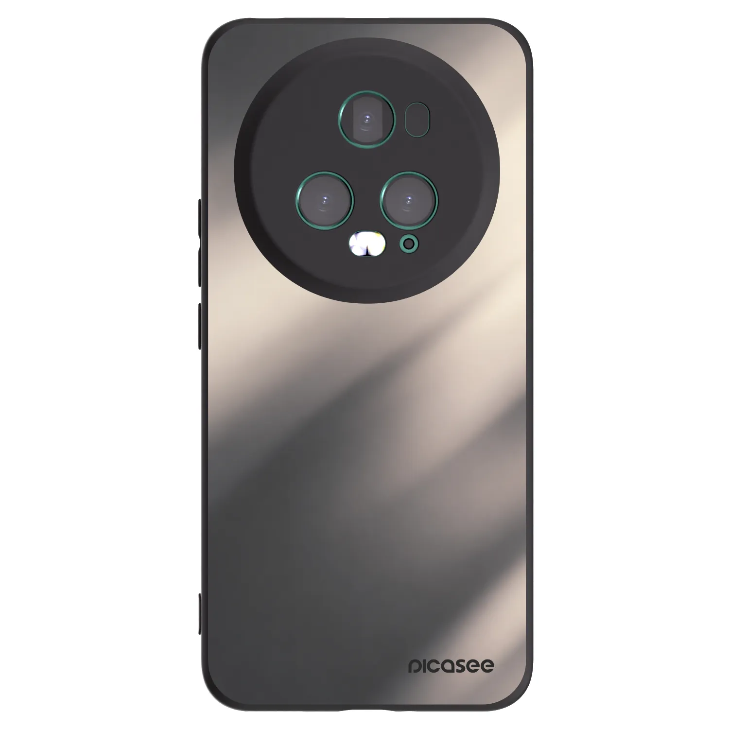 Picasee silikónový čierny obal pre Honor Magic5 Pro - Smoky Beige