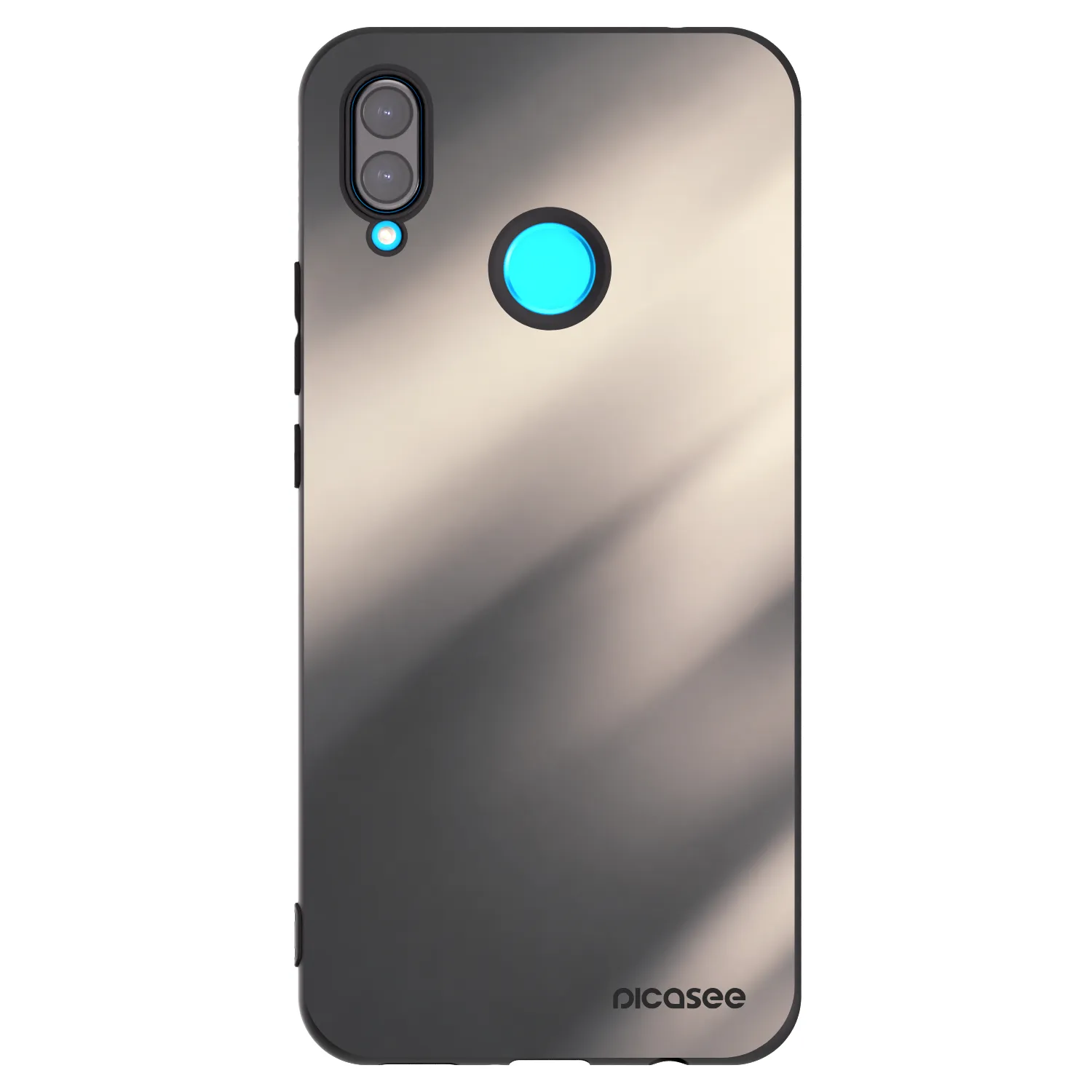 Picasee silikónový čierny obal pre Huawei Nova 3i - Smoky Beige