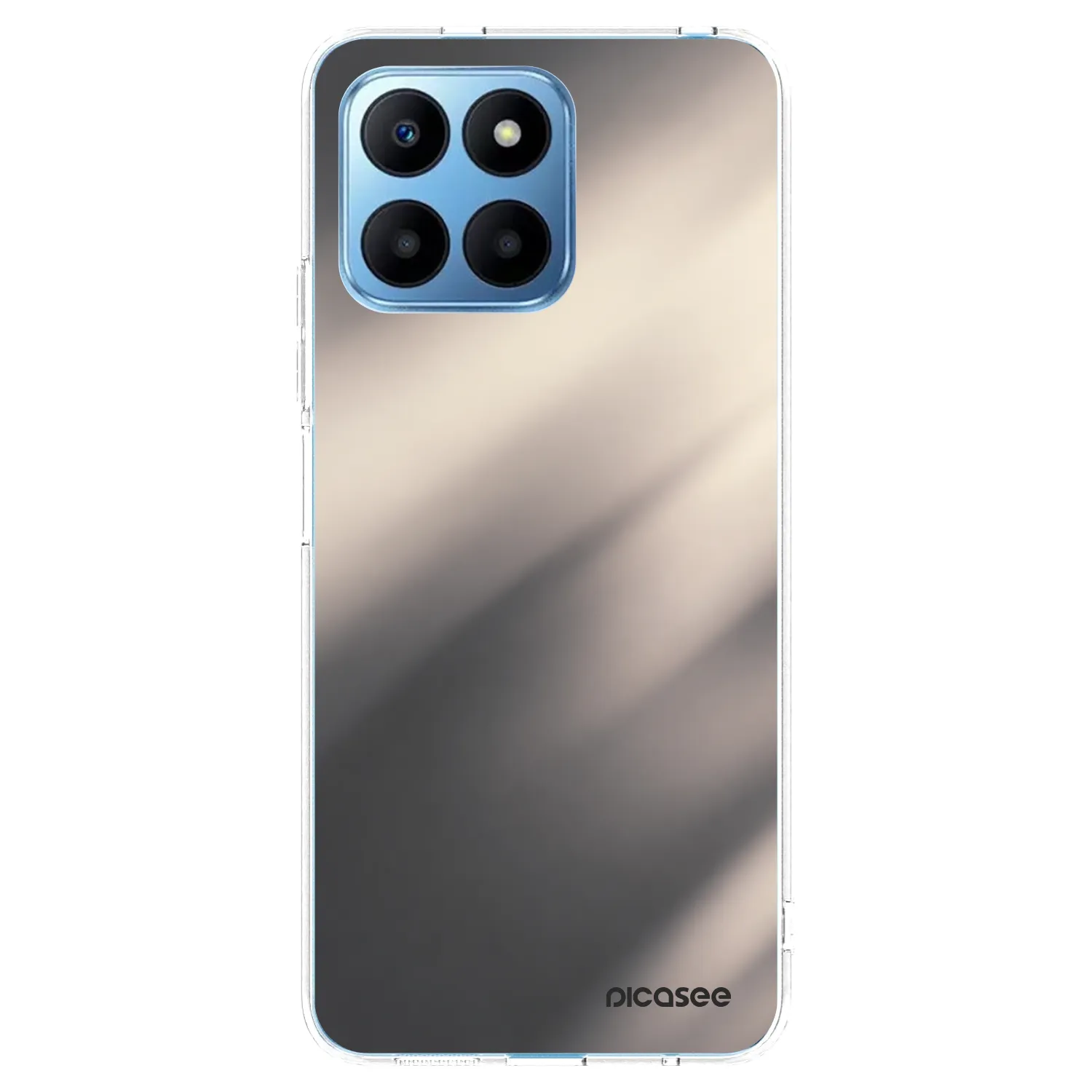 Picasee silikónový prehľadný obal pre Honor 70 Lite - Smoky Beige