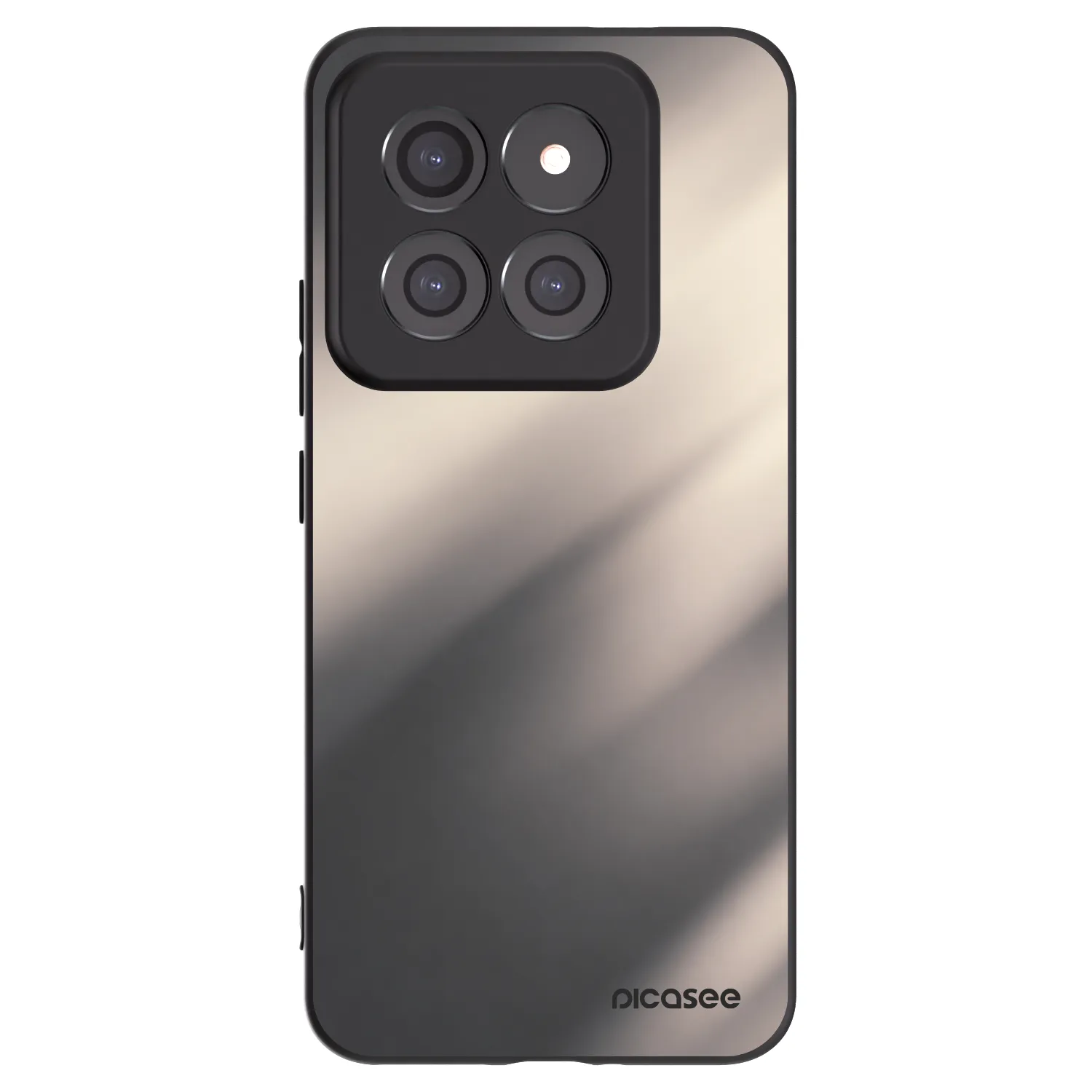 Picasee silikónový čierny obal pre Xiaomi 14 Pro - Smoky Beige