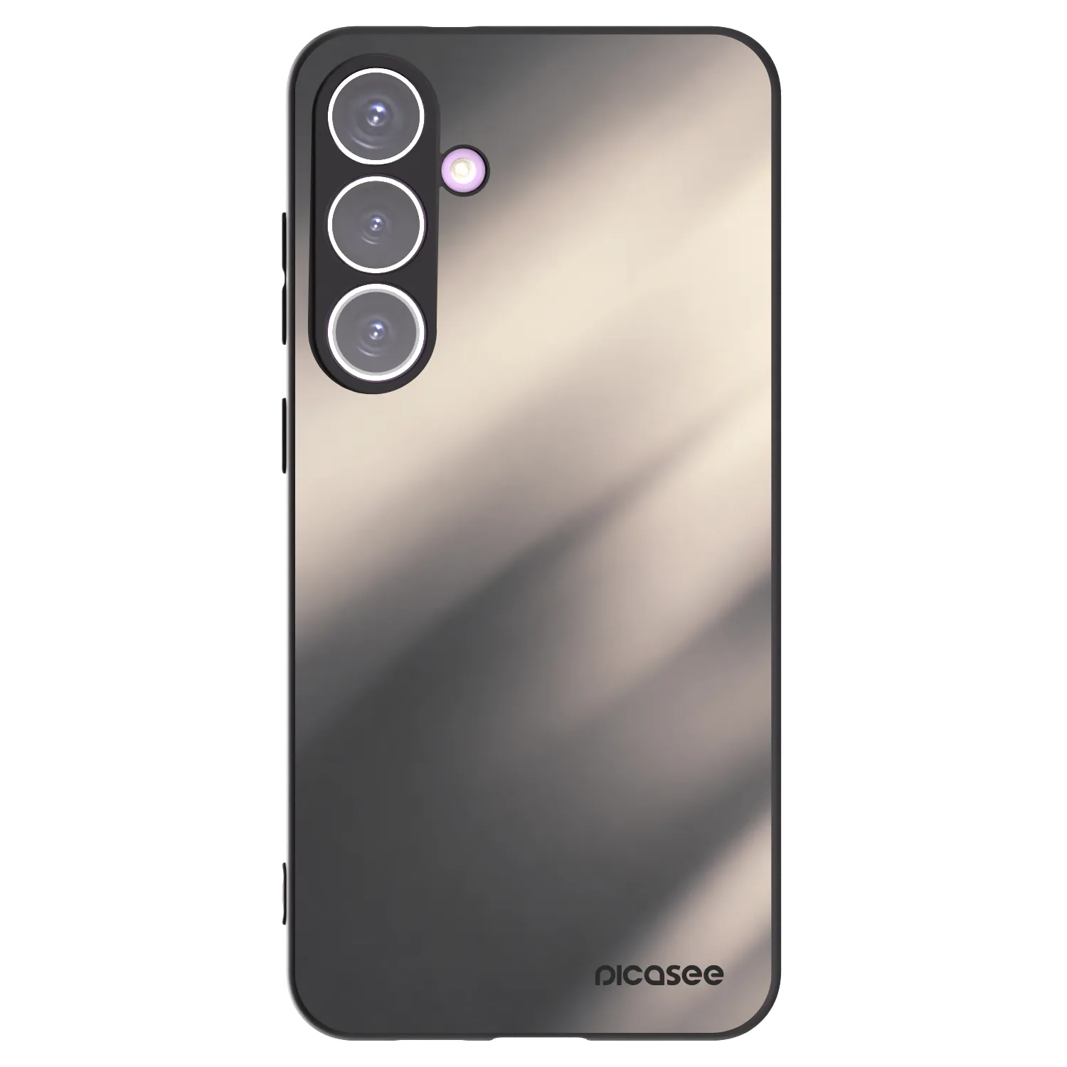 Picasee silikónový čierny obal pre Samsung Galaxy S24+ S926B 5G - Smoky Beige