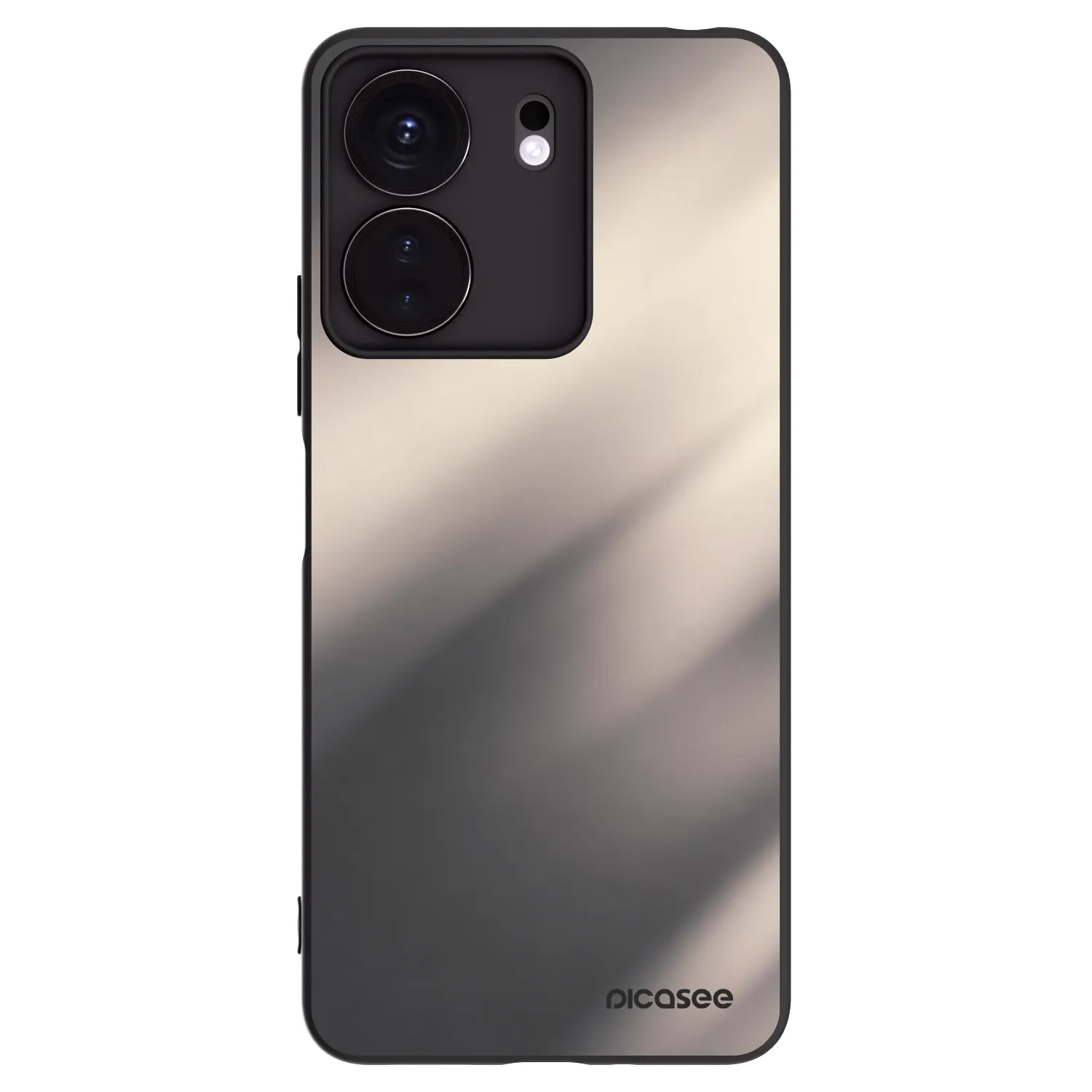 Picasee silikónový čierny obal pre Xiaomi Redmi 13C 4G - Smoky Beige