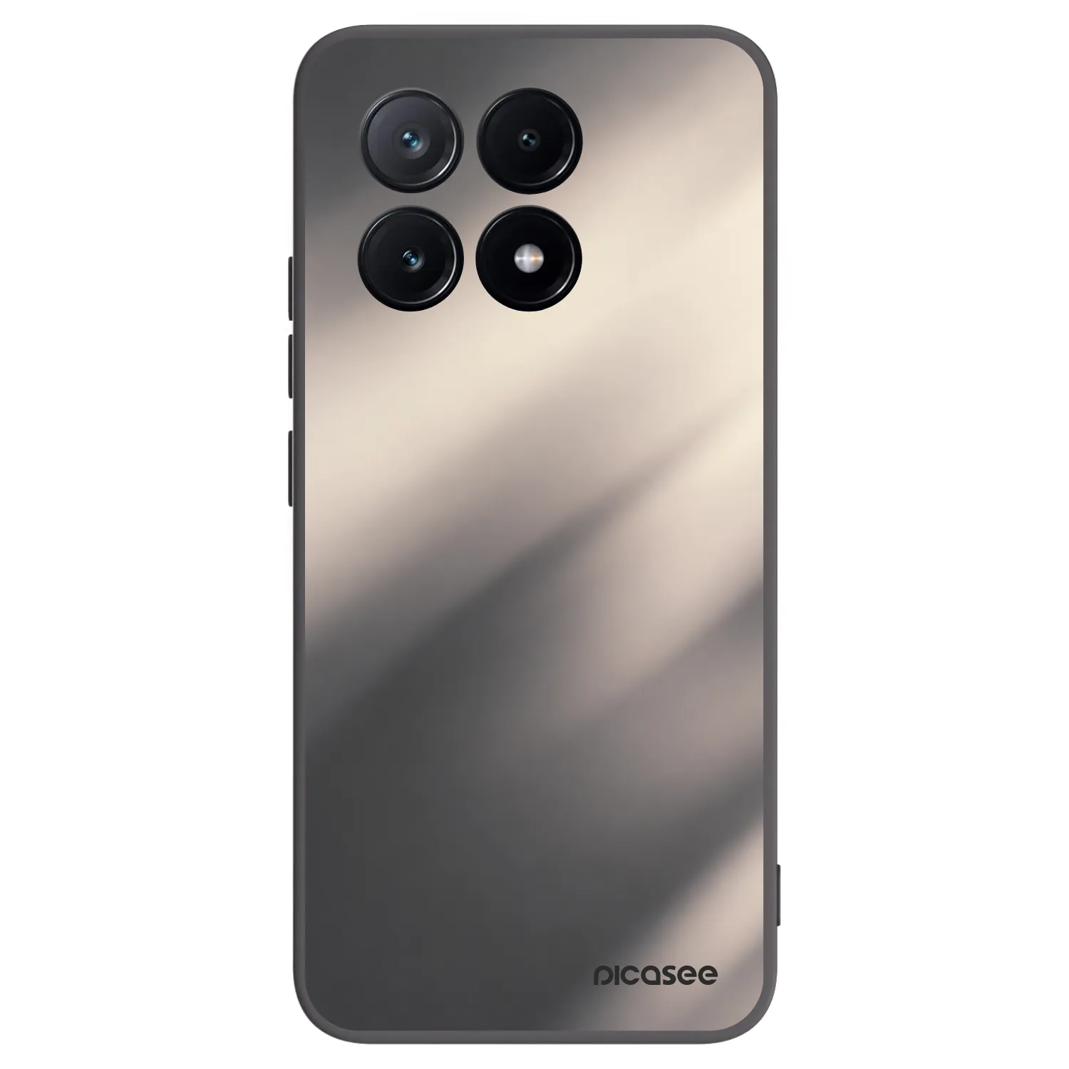 Picasee silikónový čierny obal pre Xiaomi Poco X6 Pro - Smoky Beige