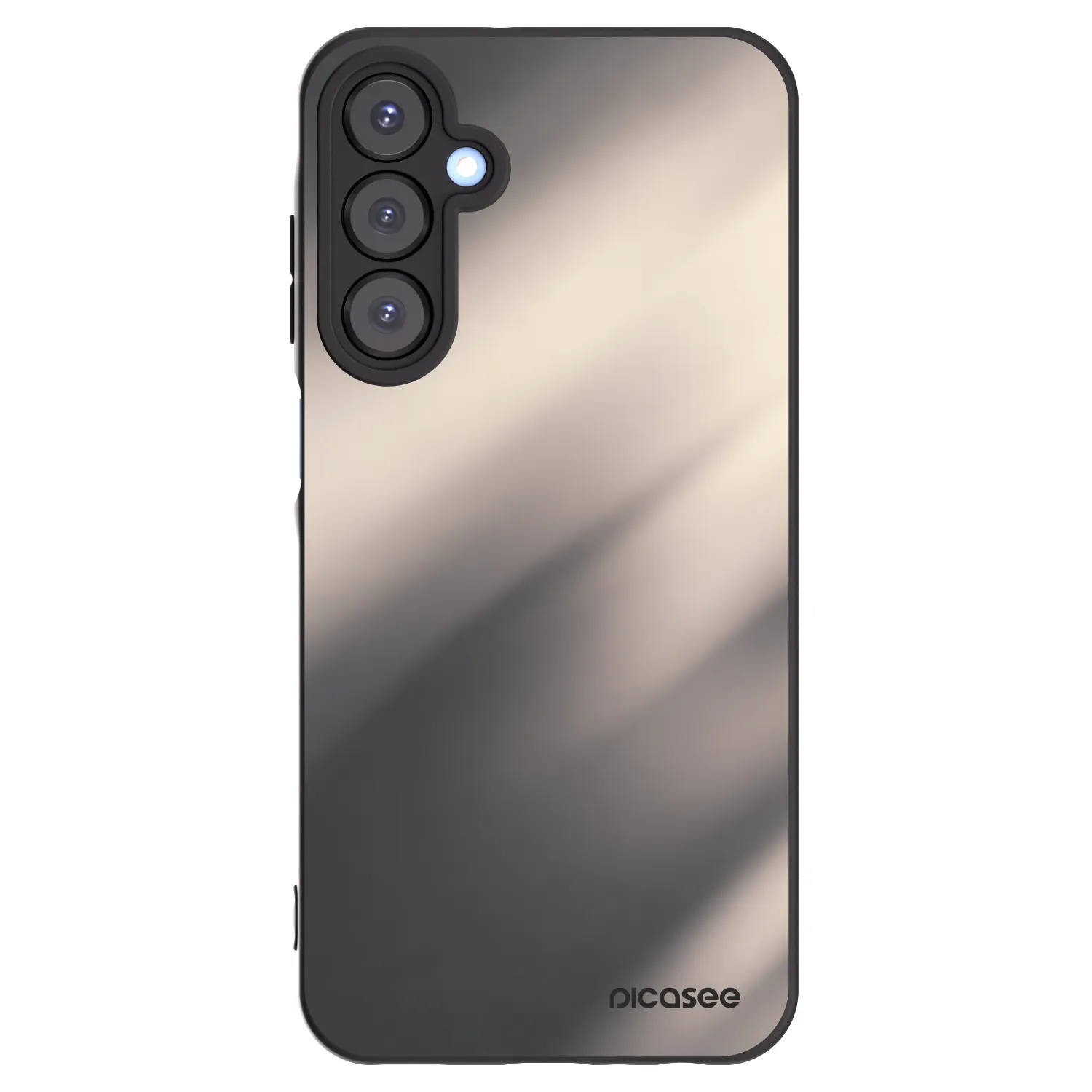 Picasee silikónový čierny obal pre Samsung Galaxy A25 A256B 5G - Smoky Beige