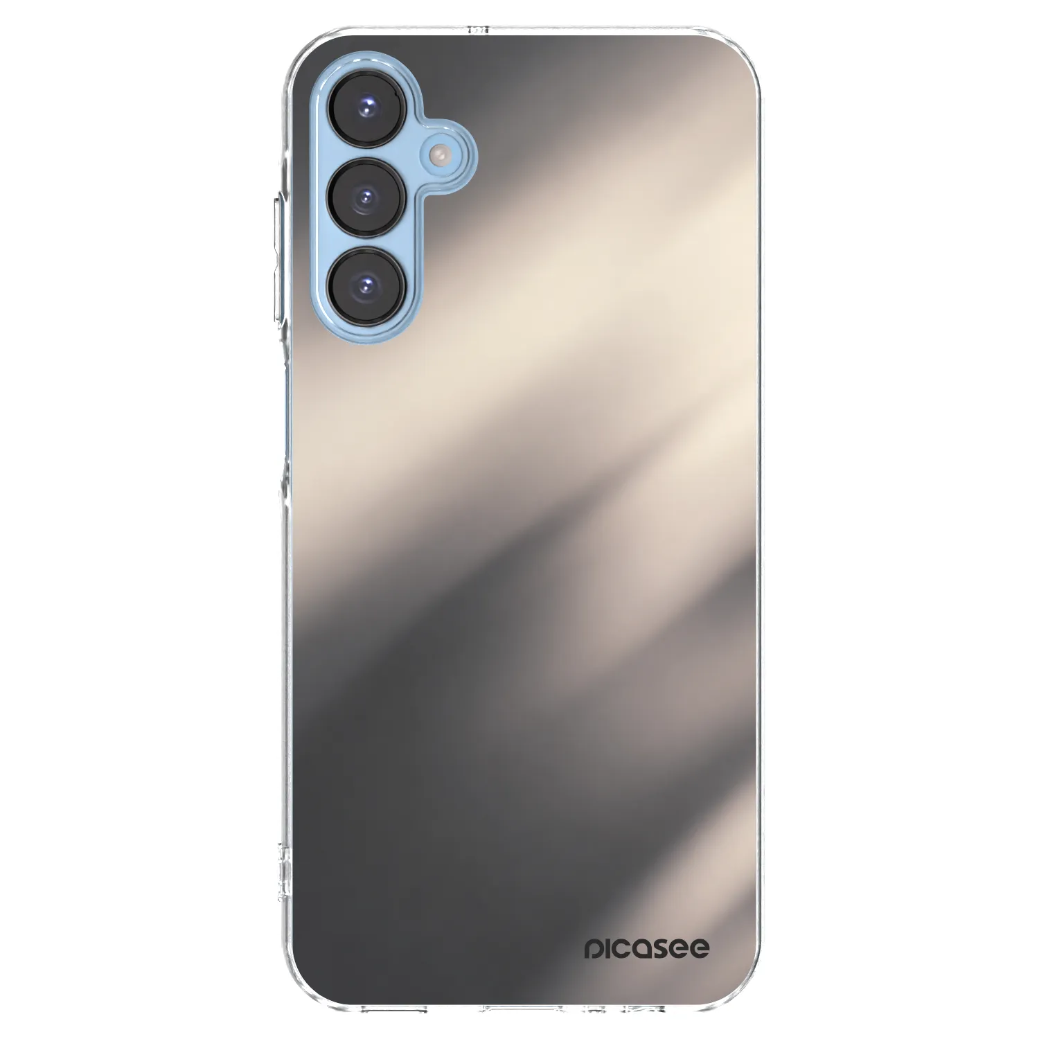 Picasee silikónový prehľadný obal pre Samsung Galaxy A15 A156B 5G - Smoky Beige