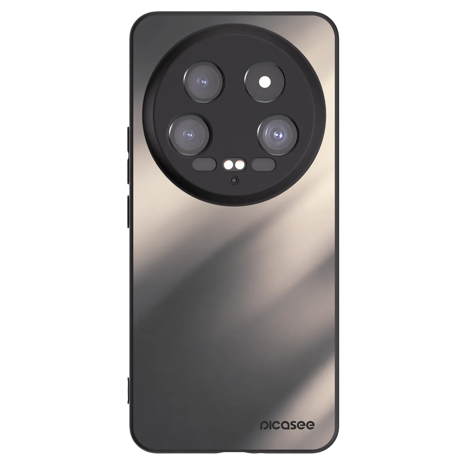 Picasee silikónový čierny obal pre Xiaomi 14 Ultra - Smoky Beige
