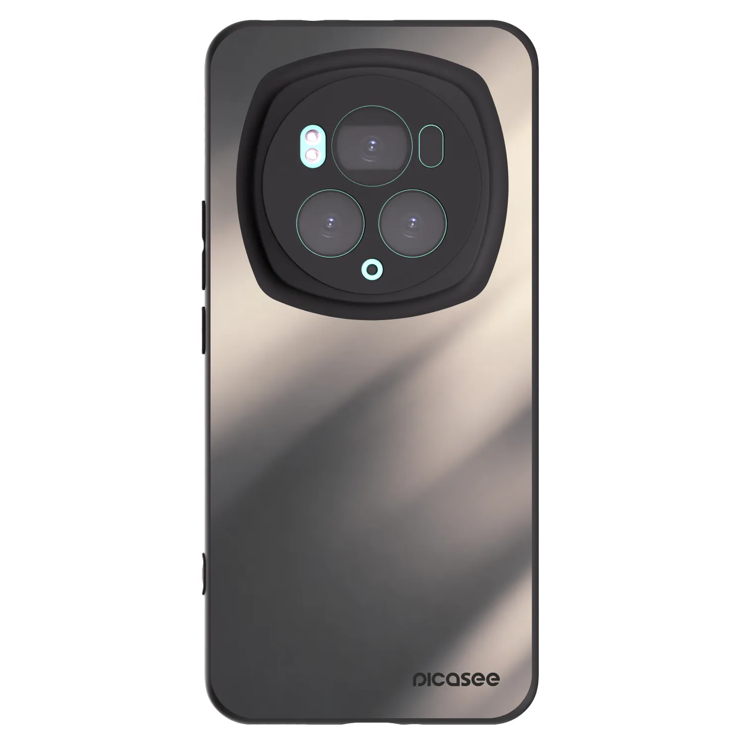 Picasee silikónový čierny obal pre Honor Magic6 Pro - Smoky Beige