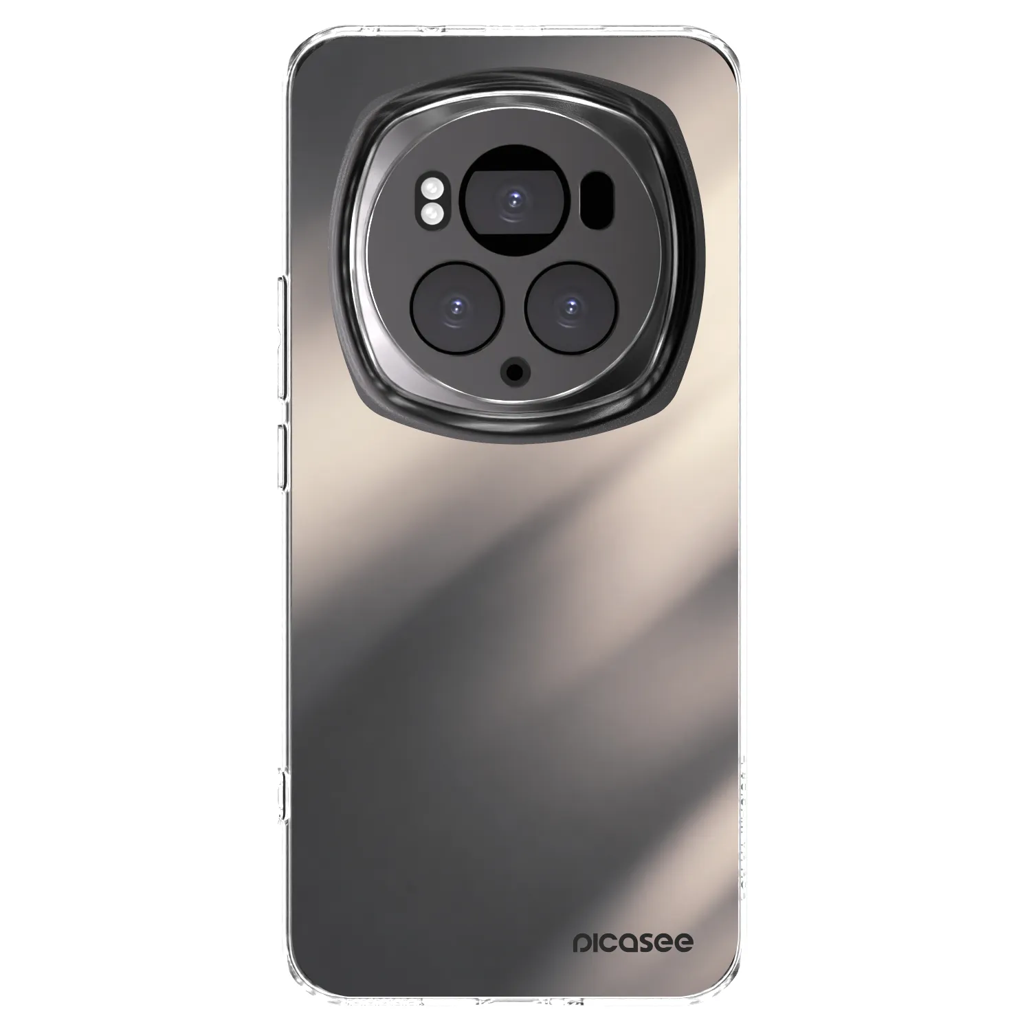Picasee silikónový prehľadný obal pre Honor Magic6 Pro - Smoky Beige