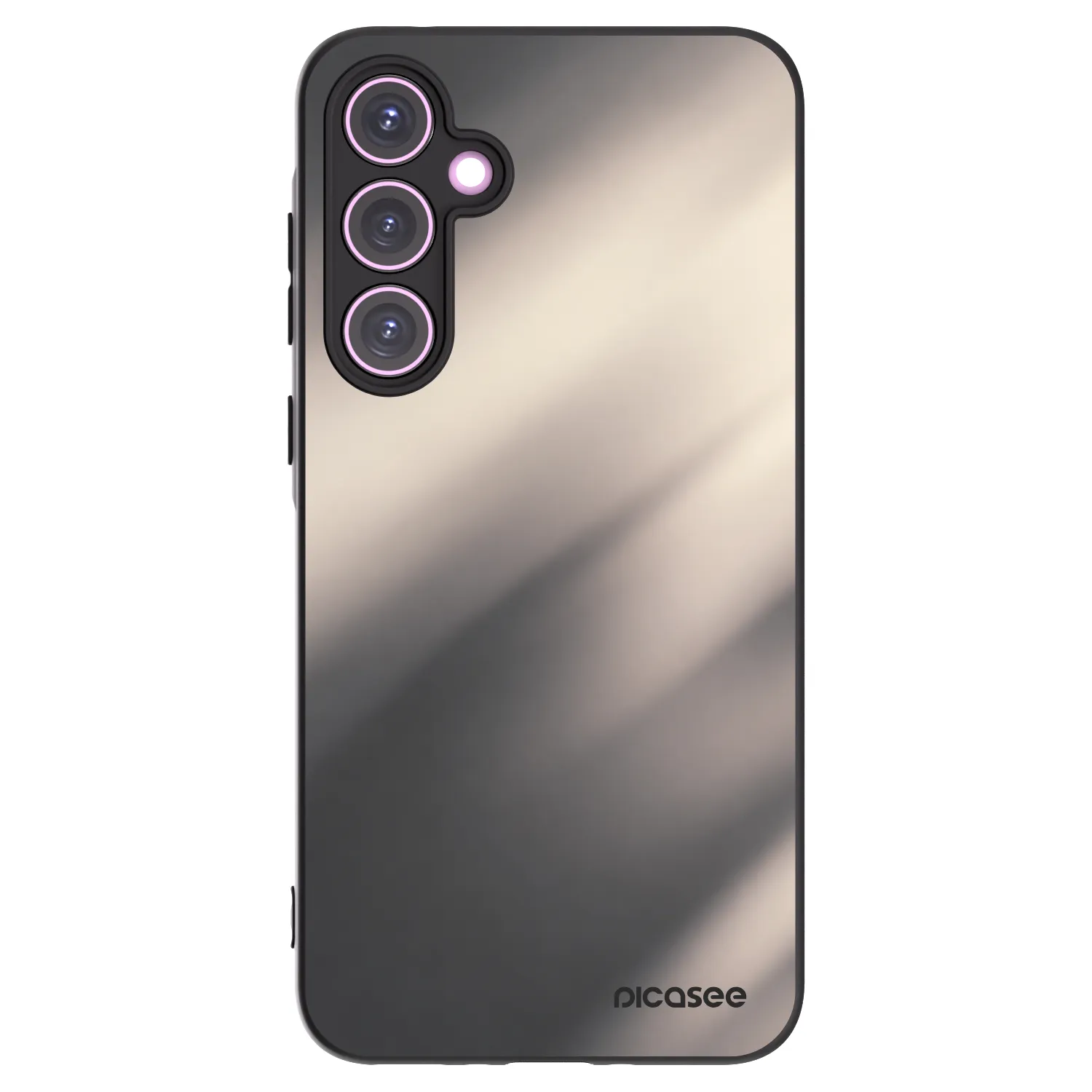 Picasee silikónový čierny obal pre Samsung Galaxy A35 5G A356B - Smoky Beige