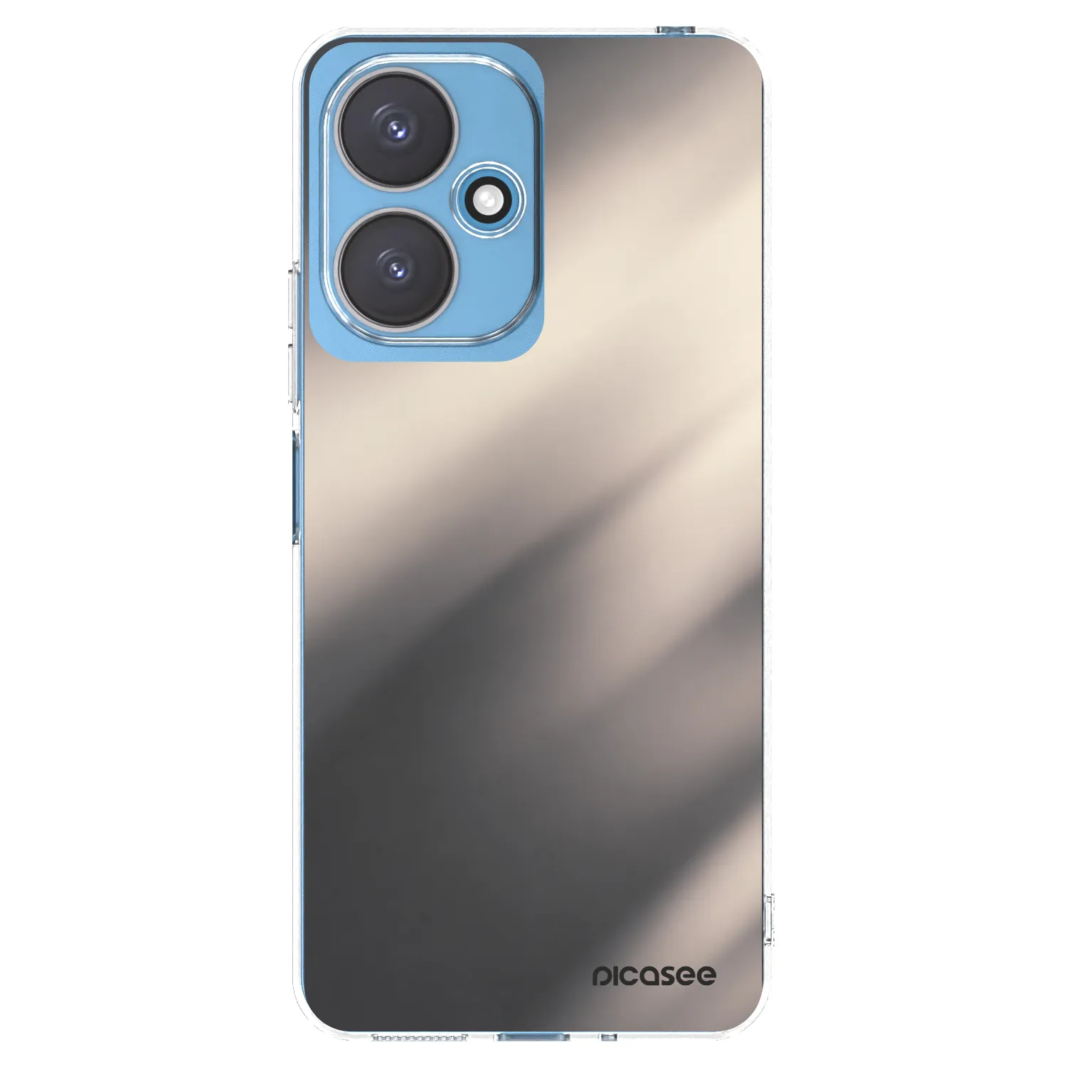 Picasee silikónový prehľadný obal pre Xiaomi Redmi 13C 5G - Smoky Beige