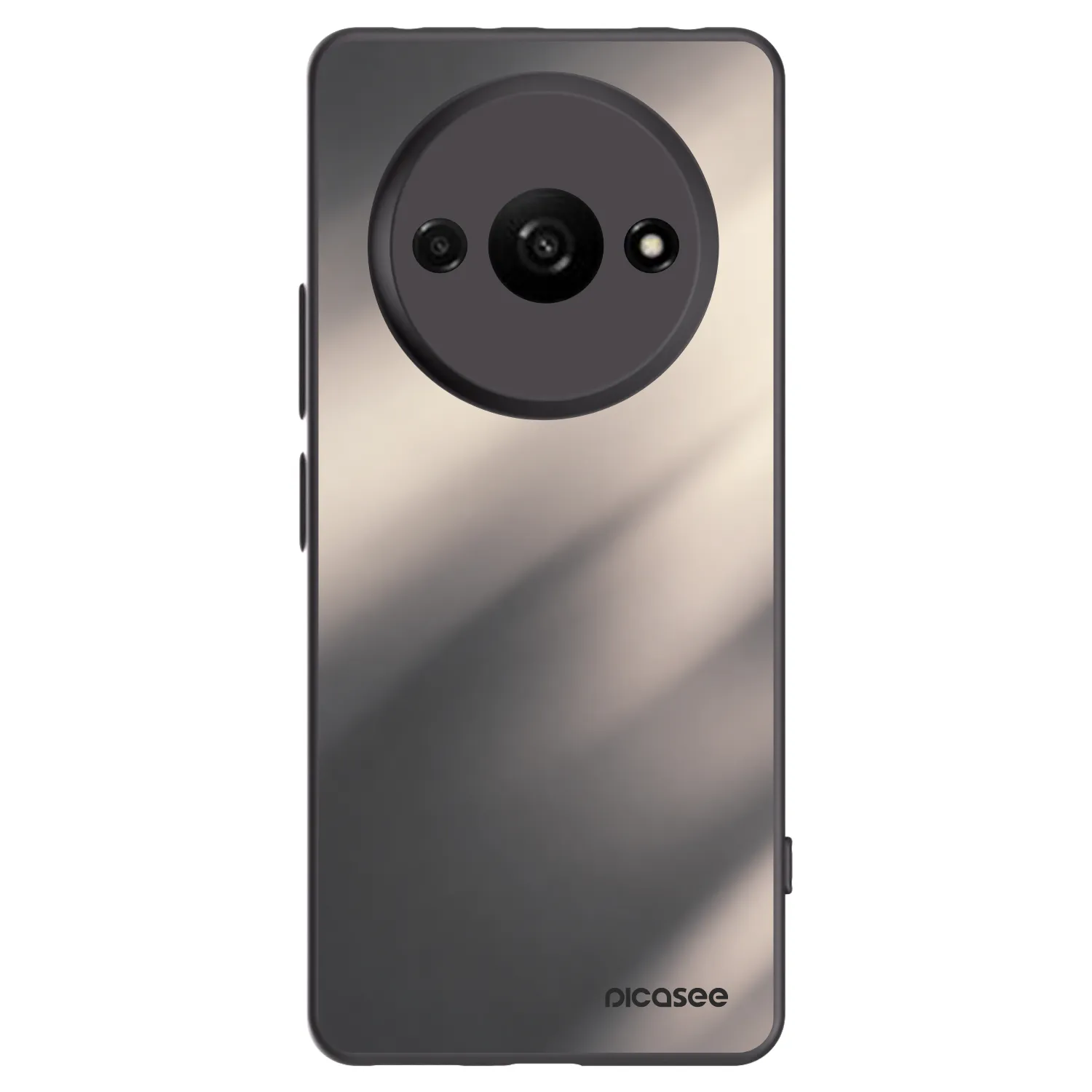 Picasee silikónový čierny obal pre Xiaomi Redmi A3 - Smoky Beige