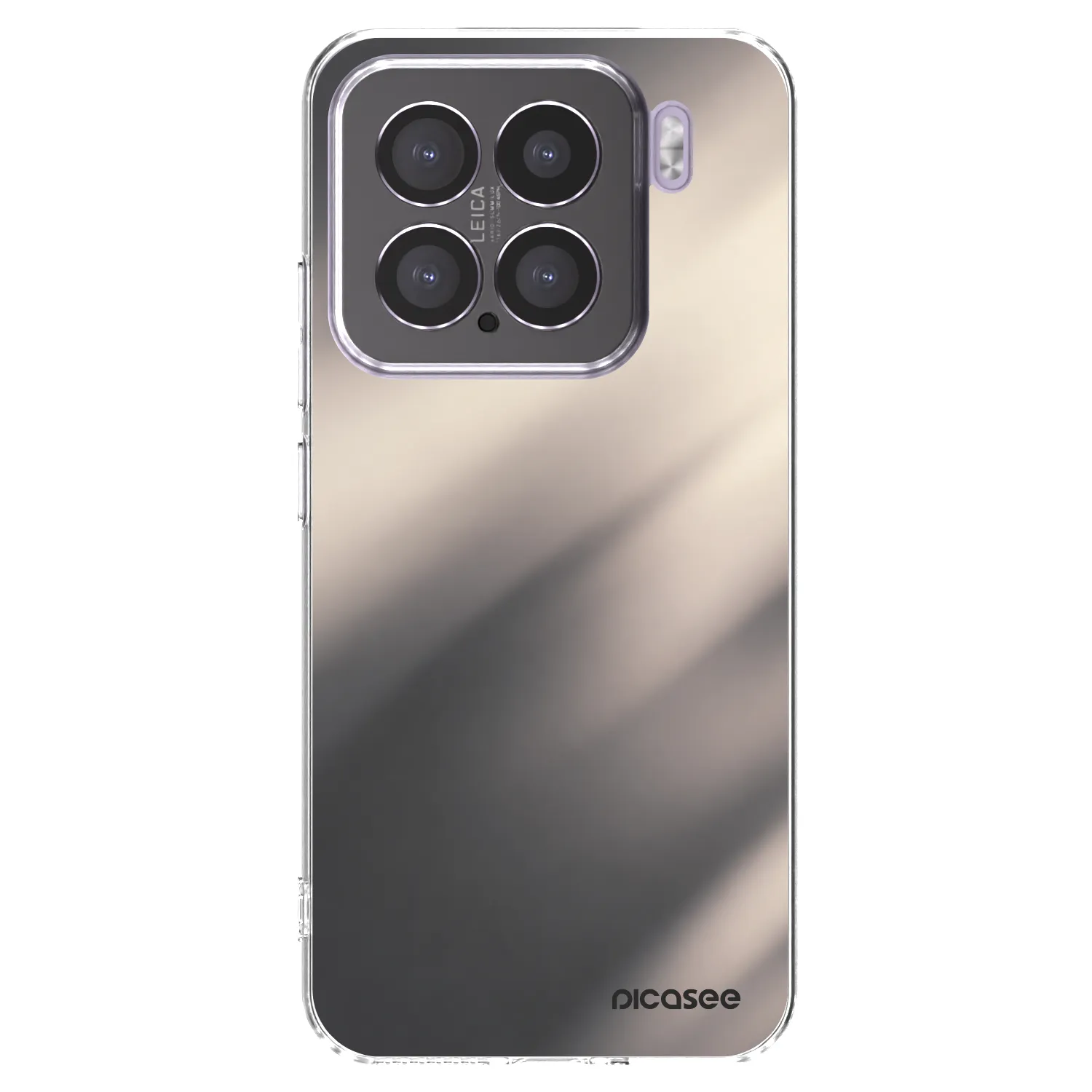 Picasee silikónový prehľadný obal pre Xiaomi 15 - Smoky Beige