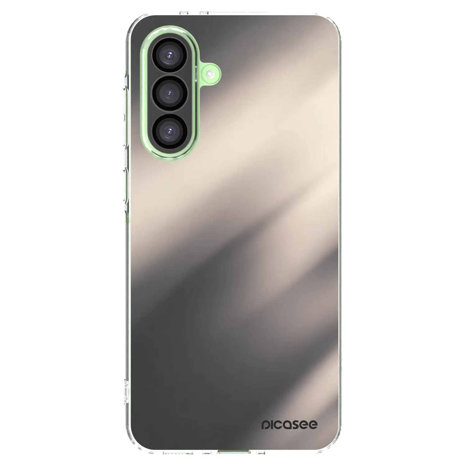 Picasee silikónový prehľadný obal pre Samsung Galaxy A26 5G A266B - Smoky Beige