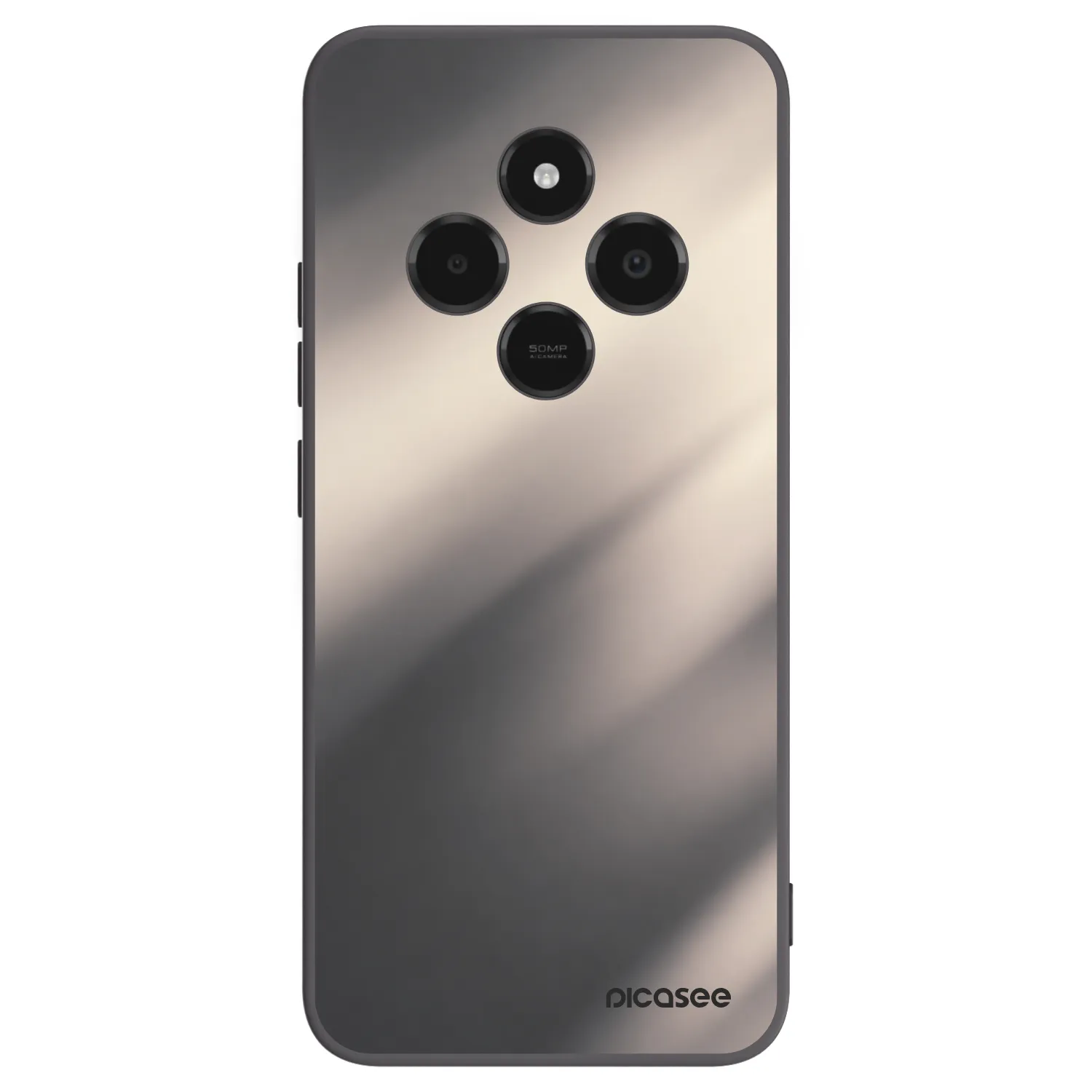 Picasee silikónový čierny obal pre Xiaomi Poco C75 - Smoky Beige