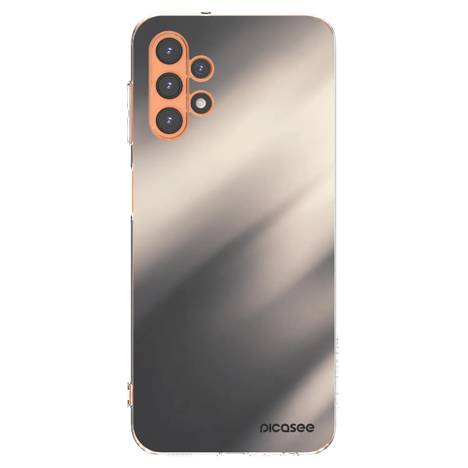 Picasee silikónový prehľadný obal pre Samsung Galaxy A13 5G - Smoky Beige