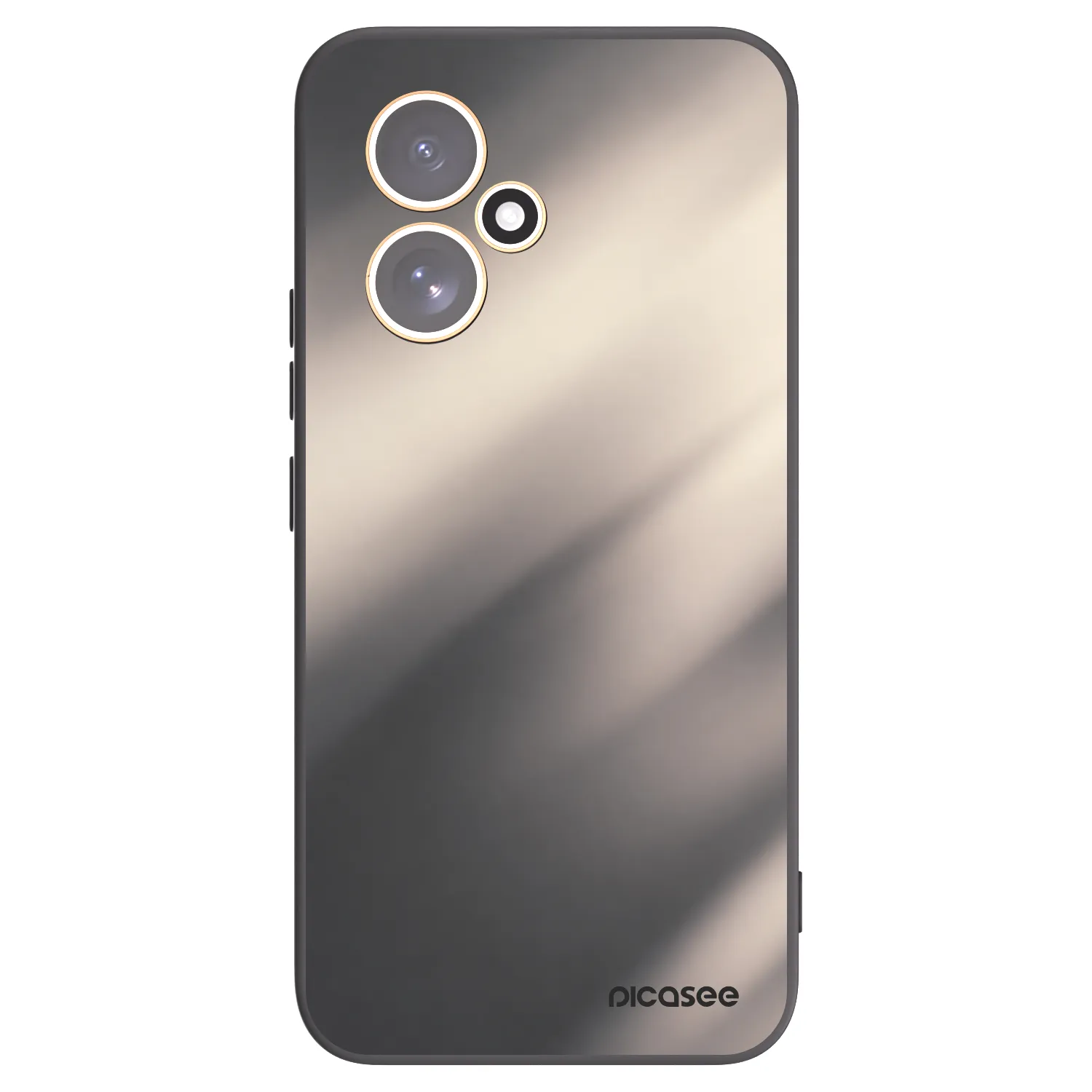 Picasee silikónový čierny obal pre Honor 400 5G - Smoky Beige