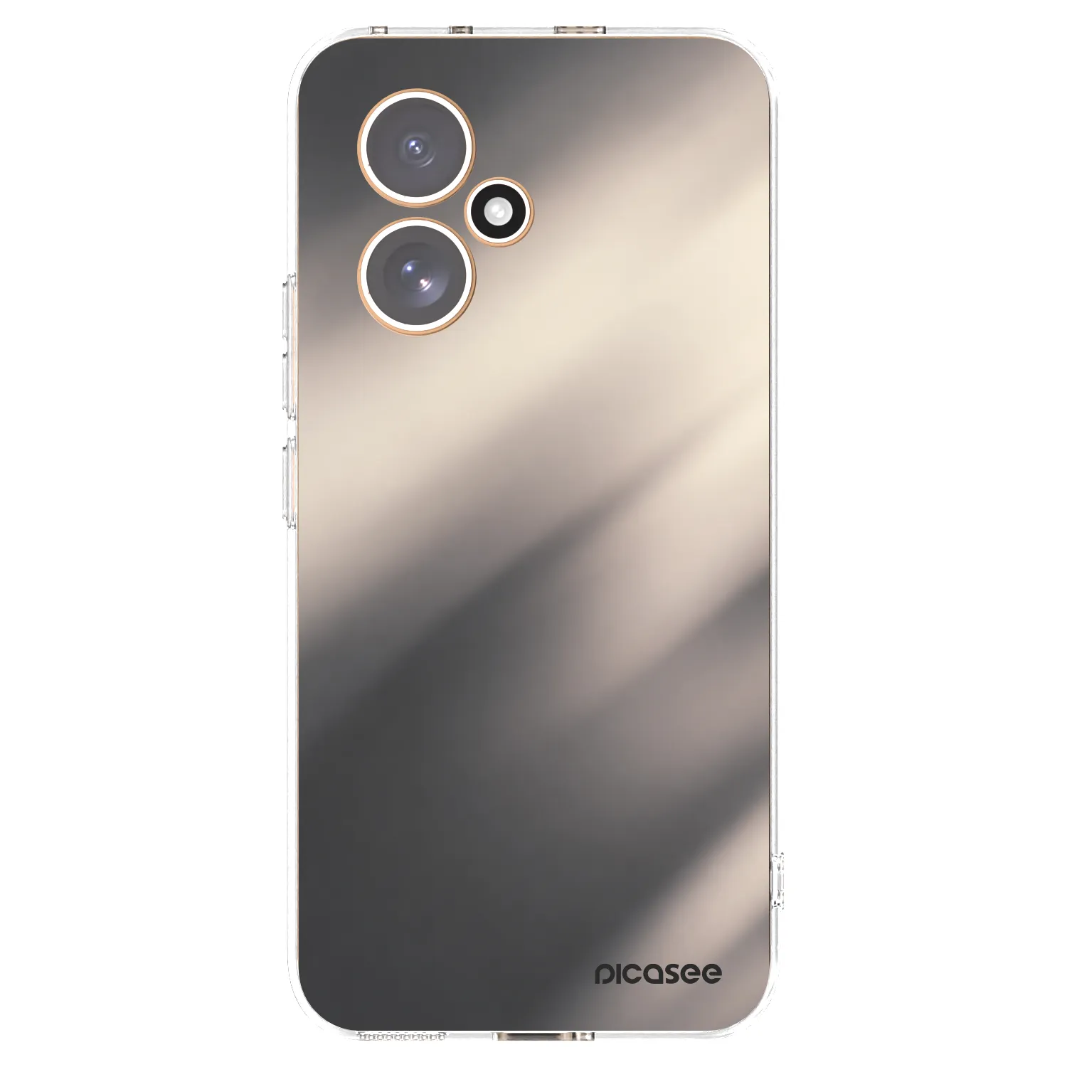 Picasee silikónový prehľadný obal pre Honor 400 5G - Smoky Beige