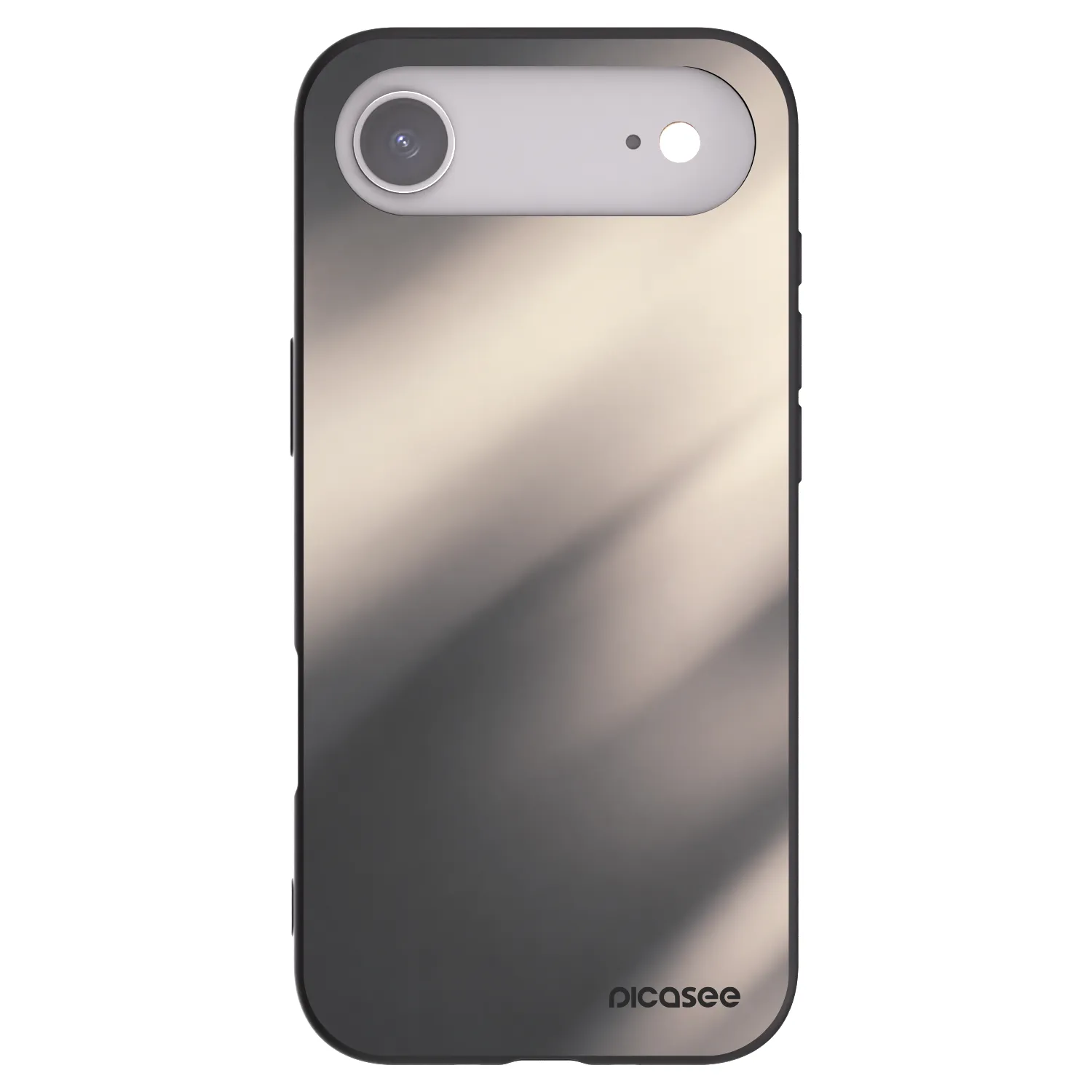 Picasee silikónový čierny obal pre Apple iPhone Air - Smoky Beige