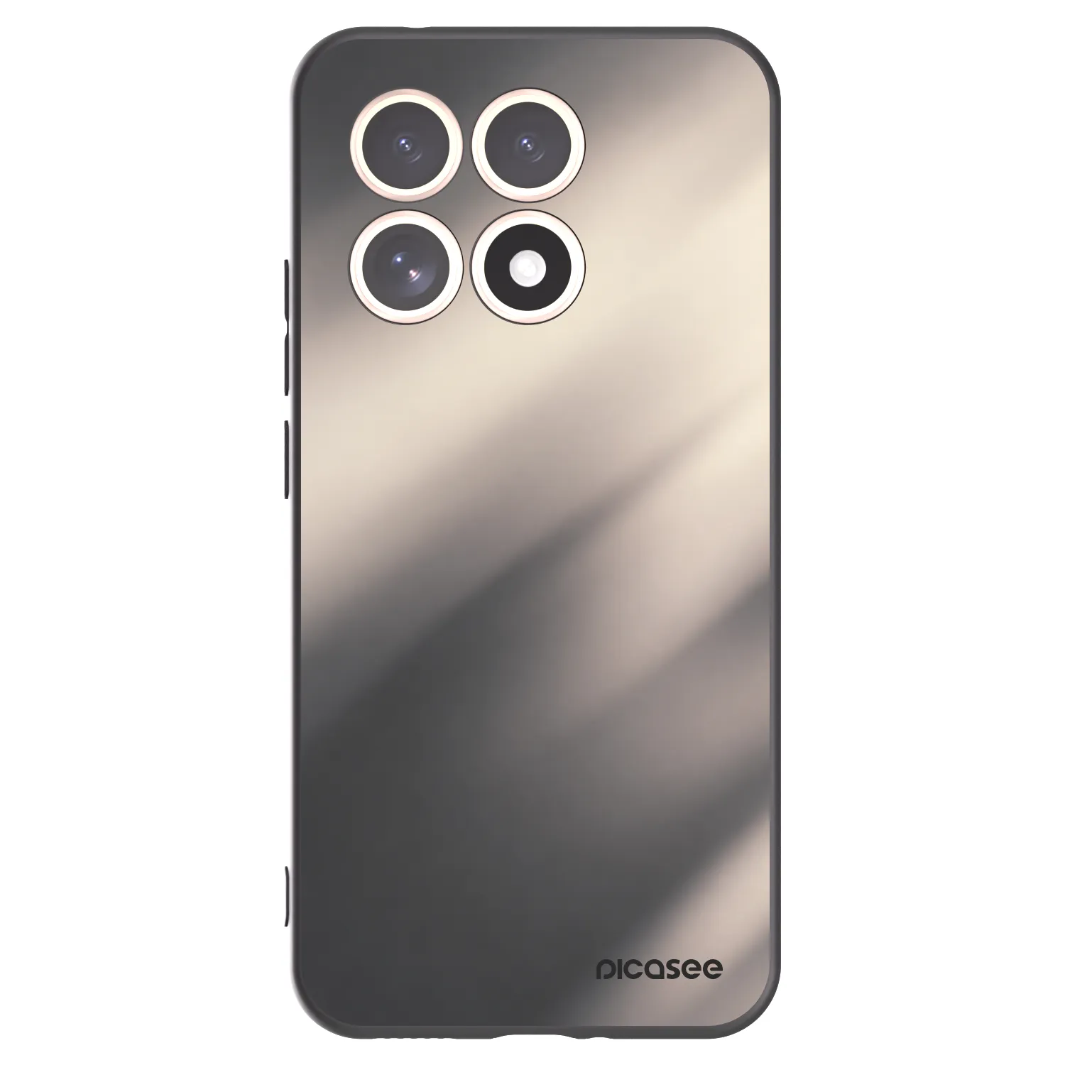 Picasee silikónový čierny obal pre Xiaomi 15T - Smoky Beige