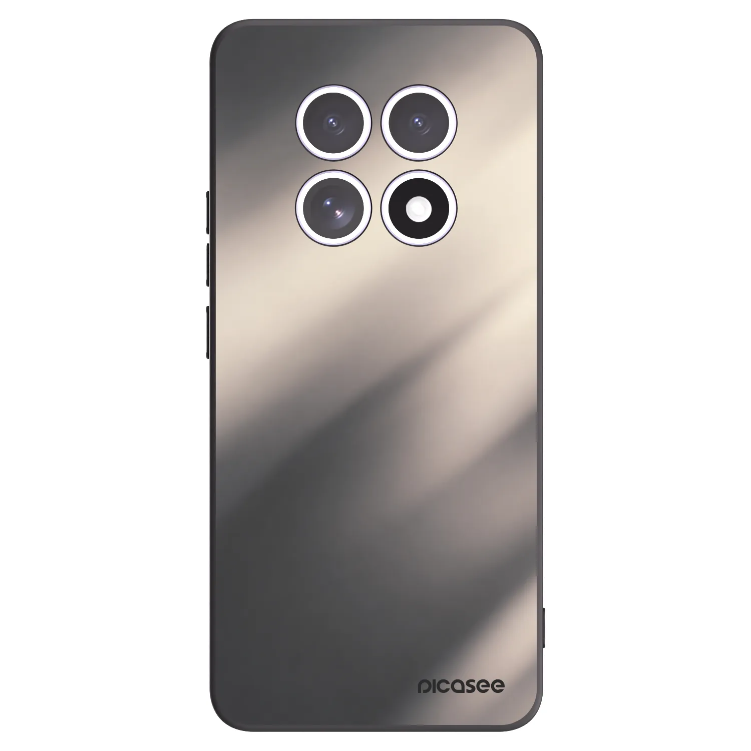 Picasee silikónový čierny obal pre Xiaomi Redmi Note 15 4G - Smoky Beige