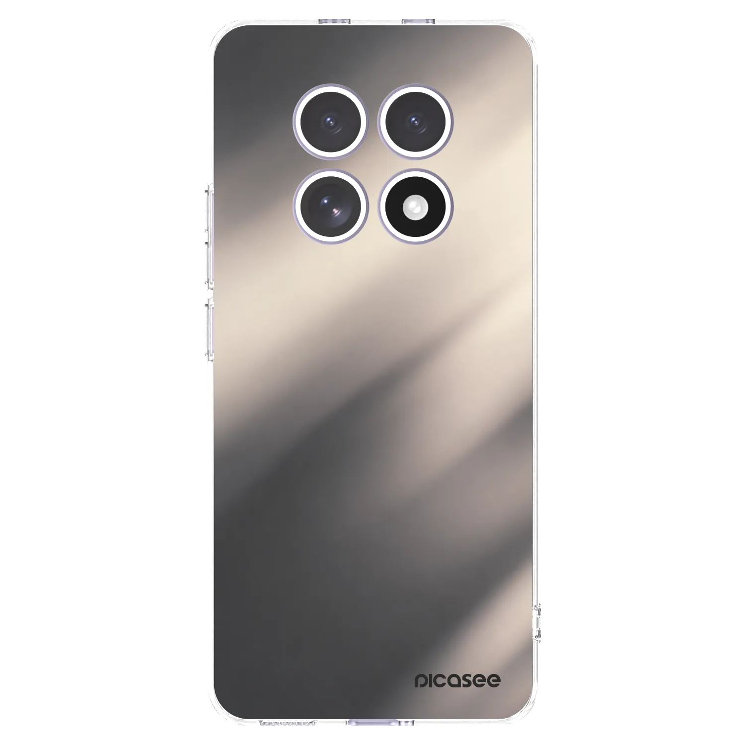 Picasee silikónový prehľadný obal pre Xiaomi Redmi Note 15 4G - Smoky Beige