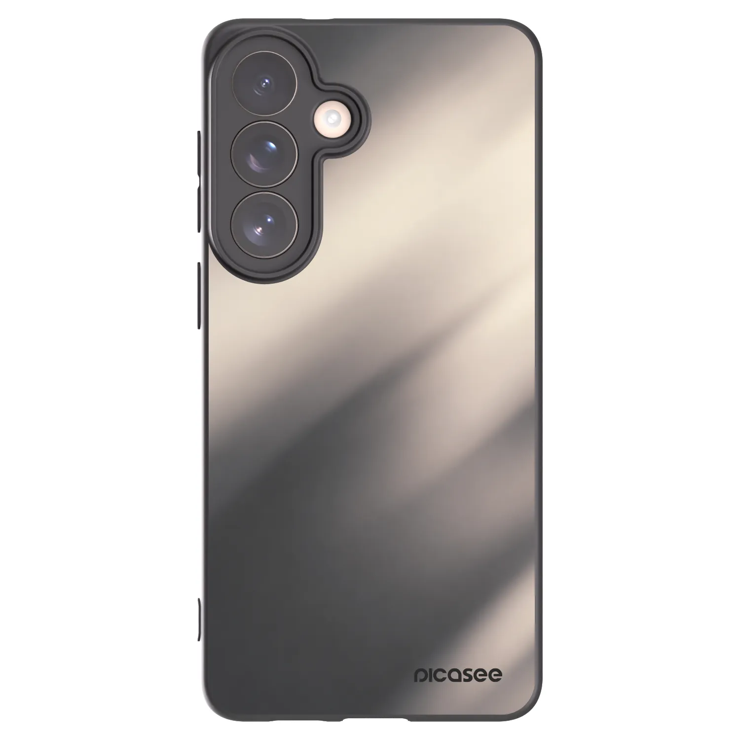 Picasee silikónový čierny obal pre Samsung Galaxy S26+ - Smoky Beige