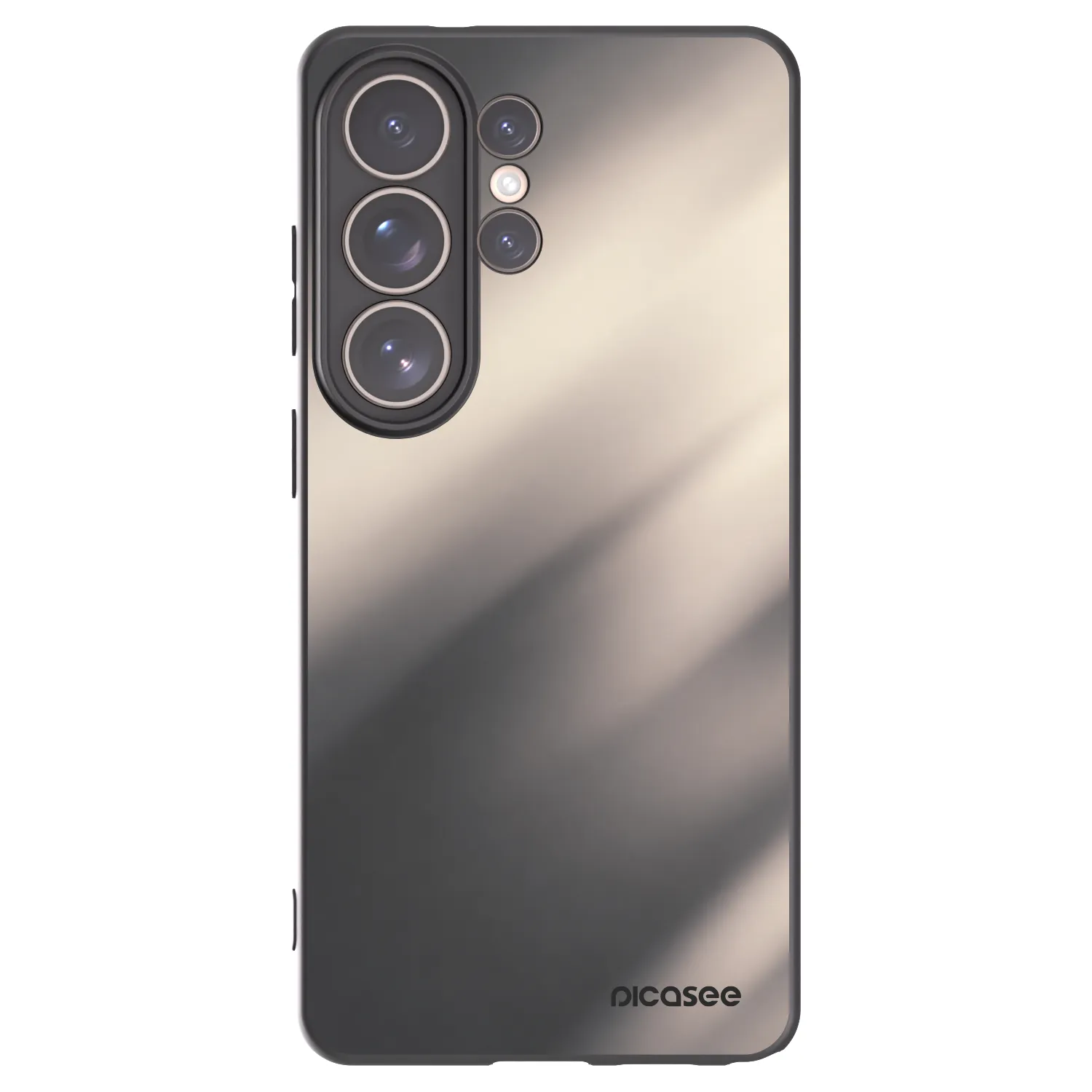 Picasee silikónový čierny obal pre Samsung Galaxy S26 Ultra - Smoky Beige