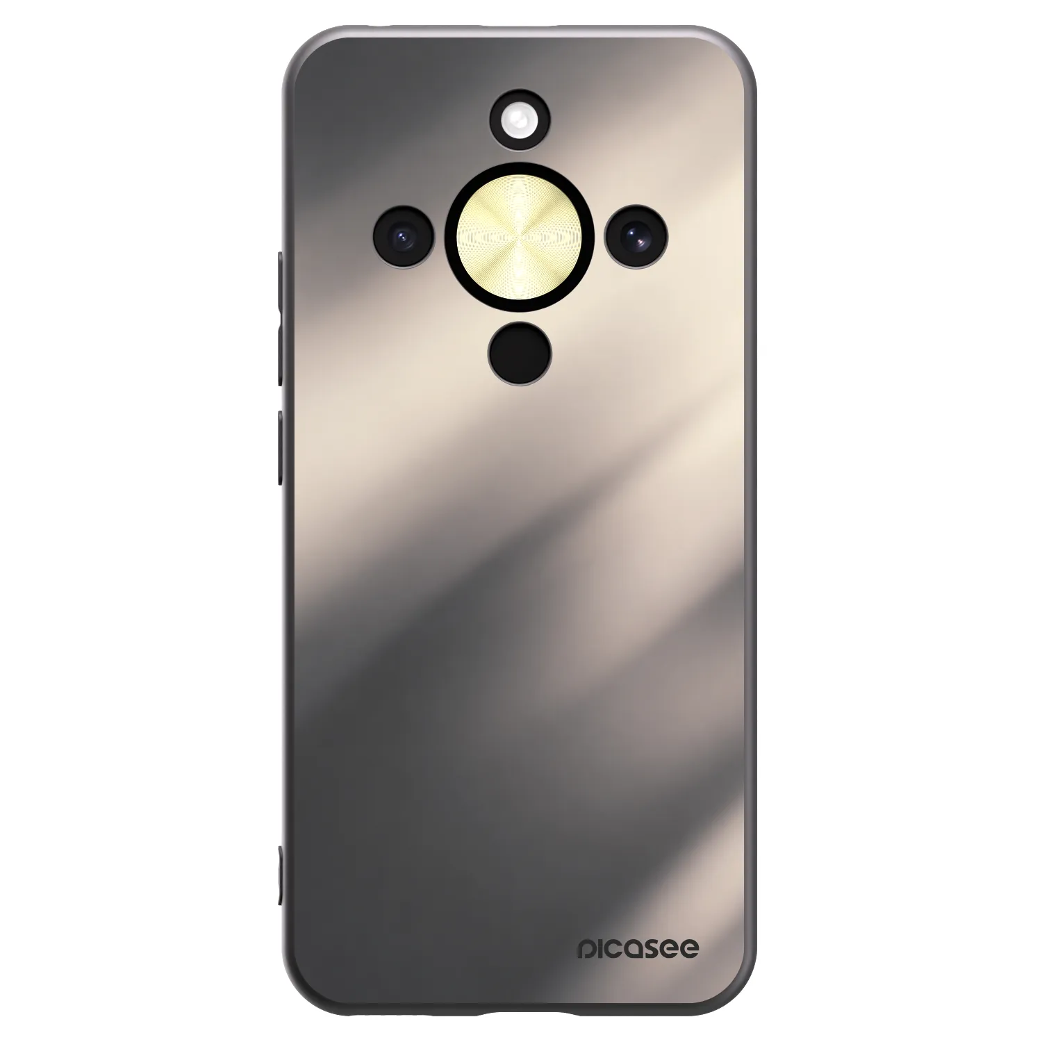Picasee silikónový čierny obal pre Honor Magic8 Lite 5G - Smoky Beige