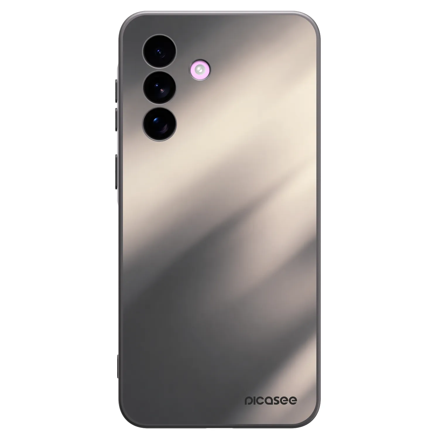 Picasee silikónový čierny obal pre Samsung Galaxy A57 5G - Smoky Beige