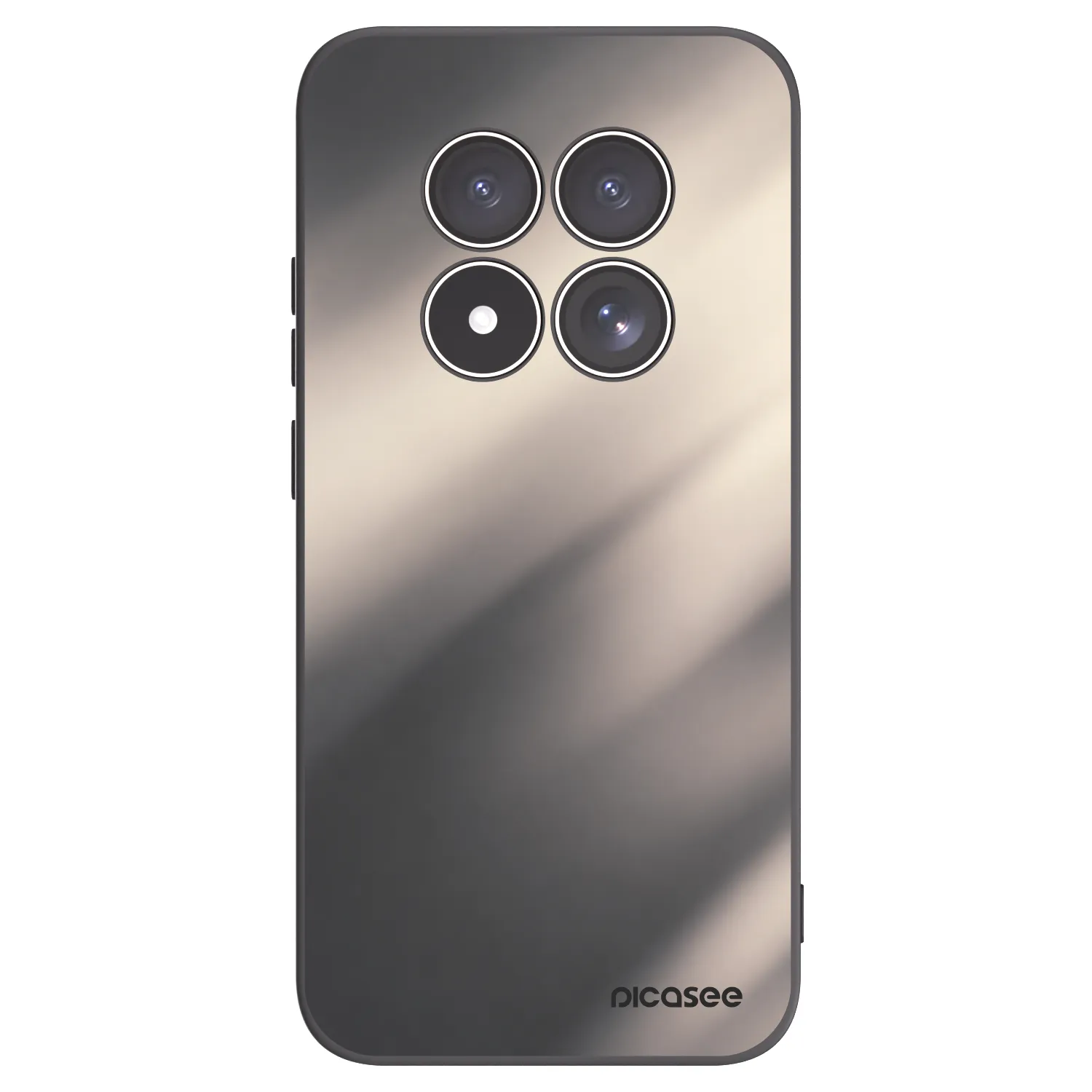 Picasee silikónový čierny obal pre Xiaomi Redmi Note 15 Pro 5G - Smoky Beige