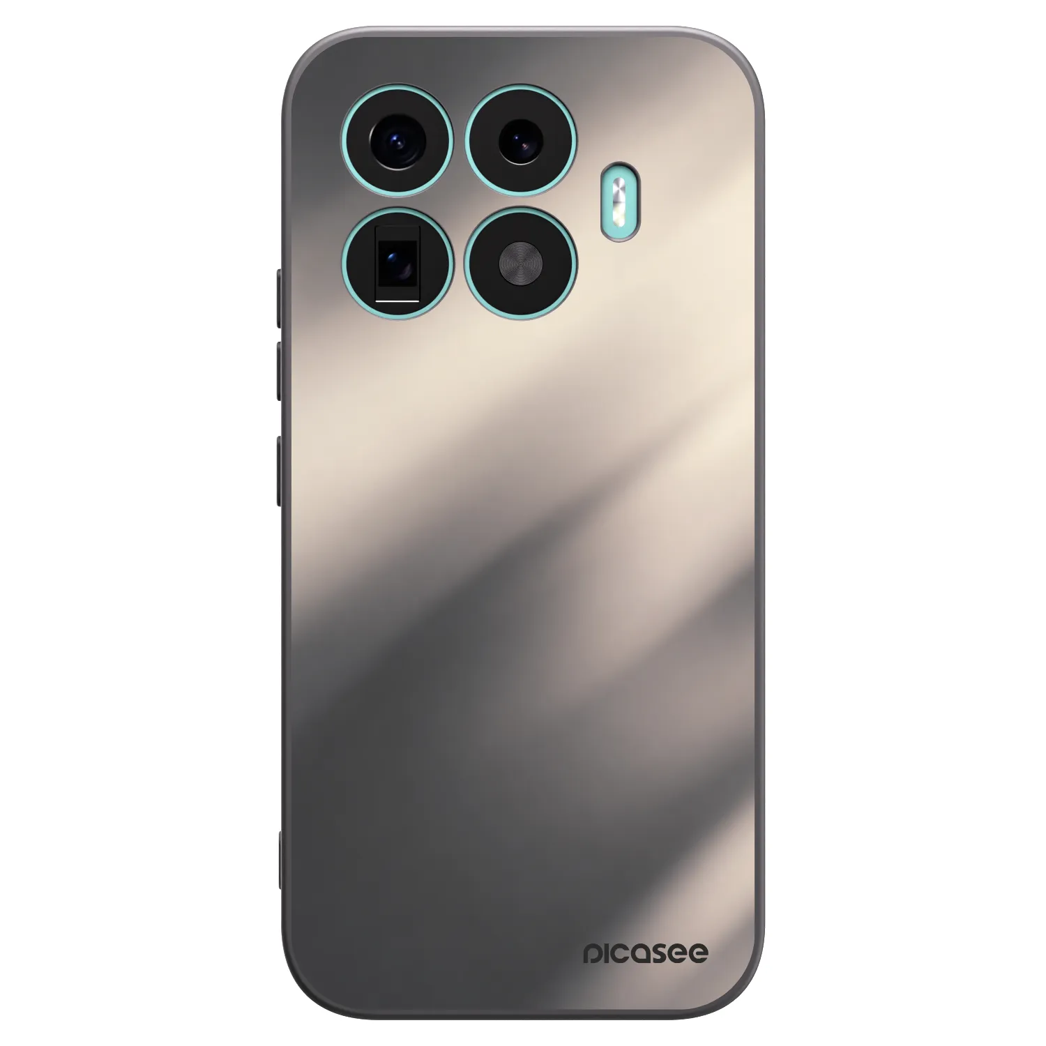 Picasee silikónový čierny obal pre Xiaomi 17T - Smoky Beige